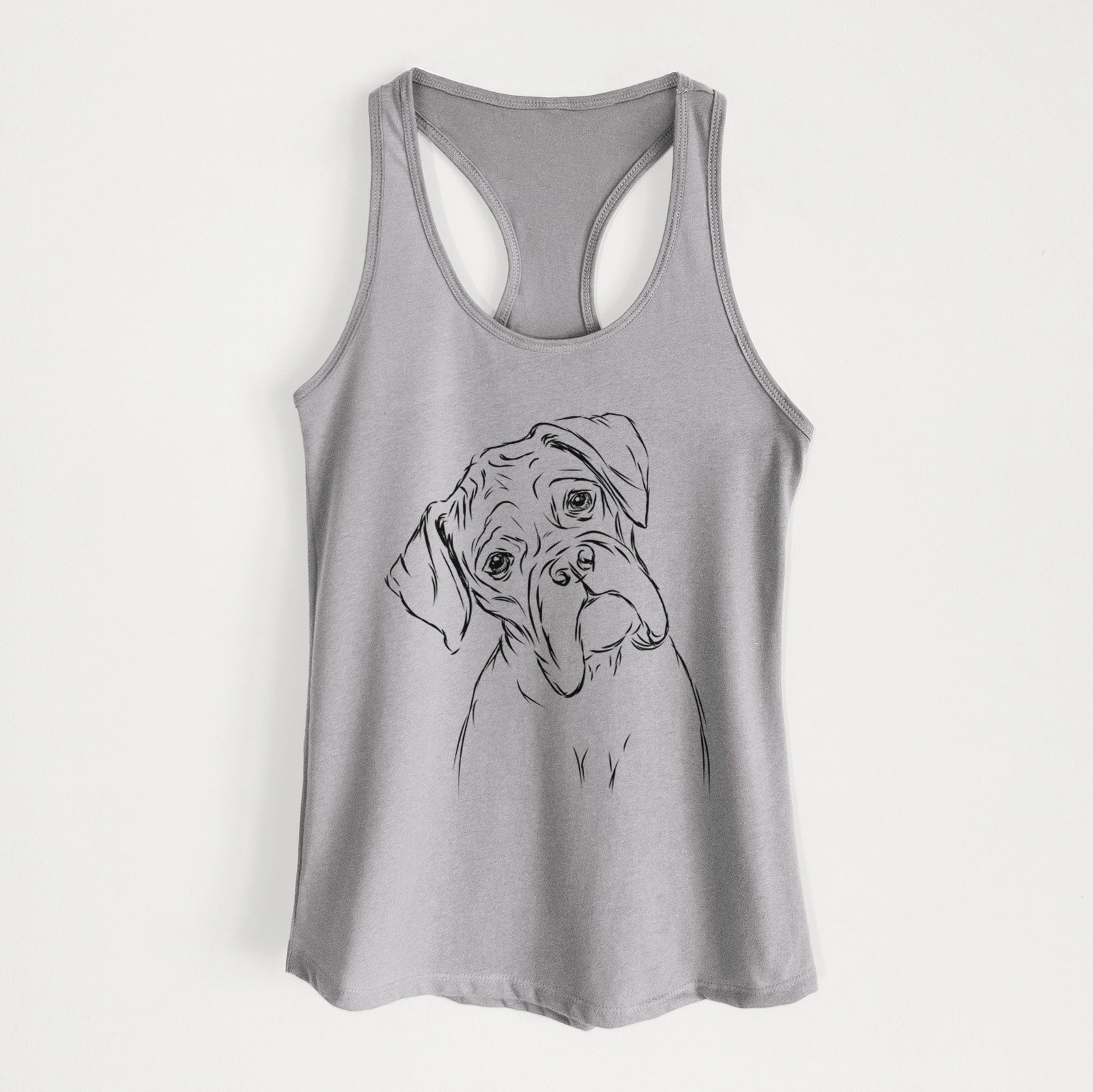 Cooper the Boxer - Women's Racerback Tanktop