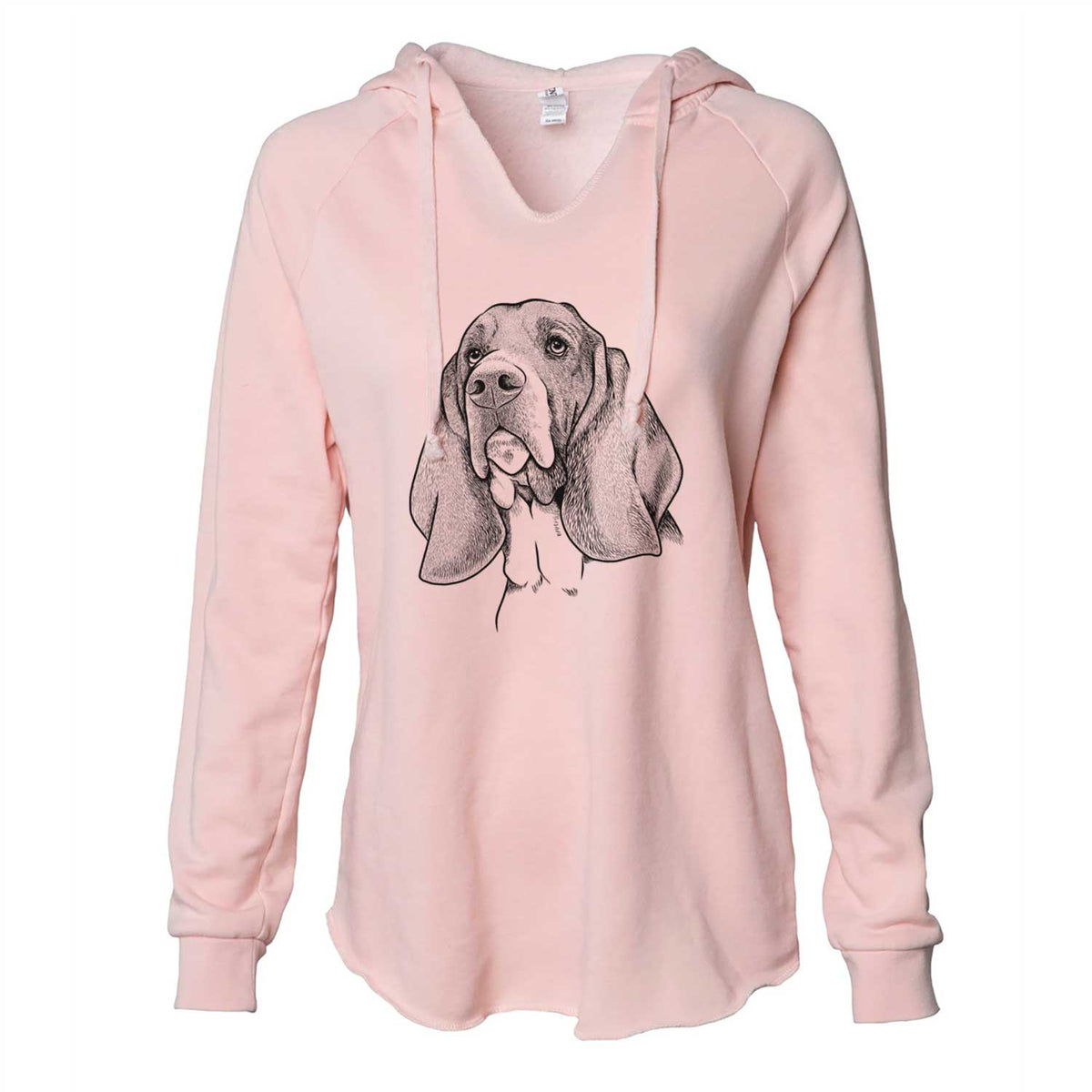 Cooper the Basset Hound - Cali Wave Hooded Sweatshirt