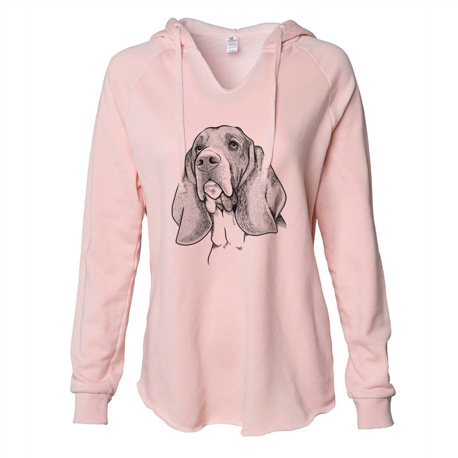 Cooper the Basset Hound - Cali Wave Hooded Sweatshirt
