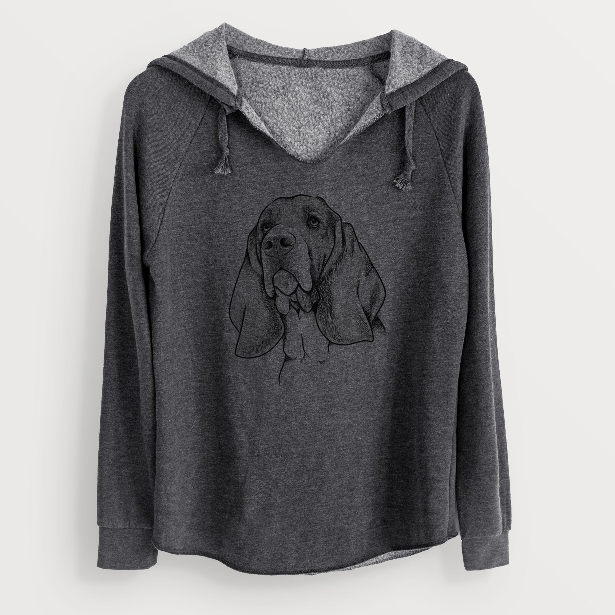 Bare Cooper the Basset Hound - Cali Wave Hooded Sweatshirt