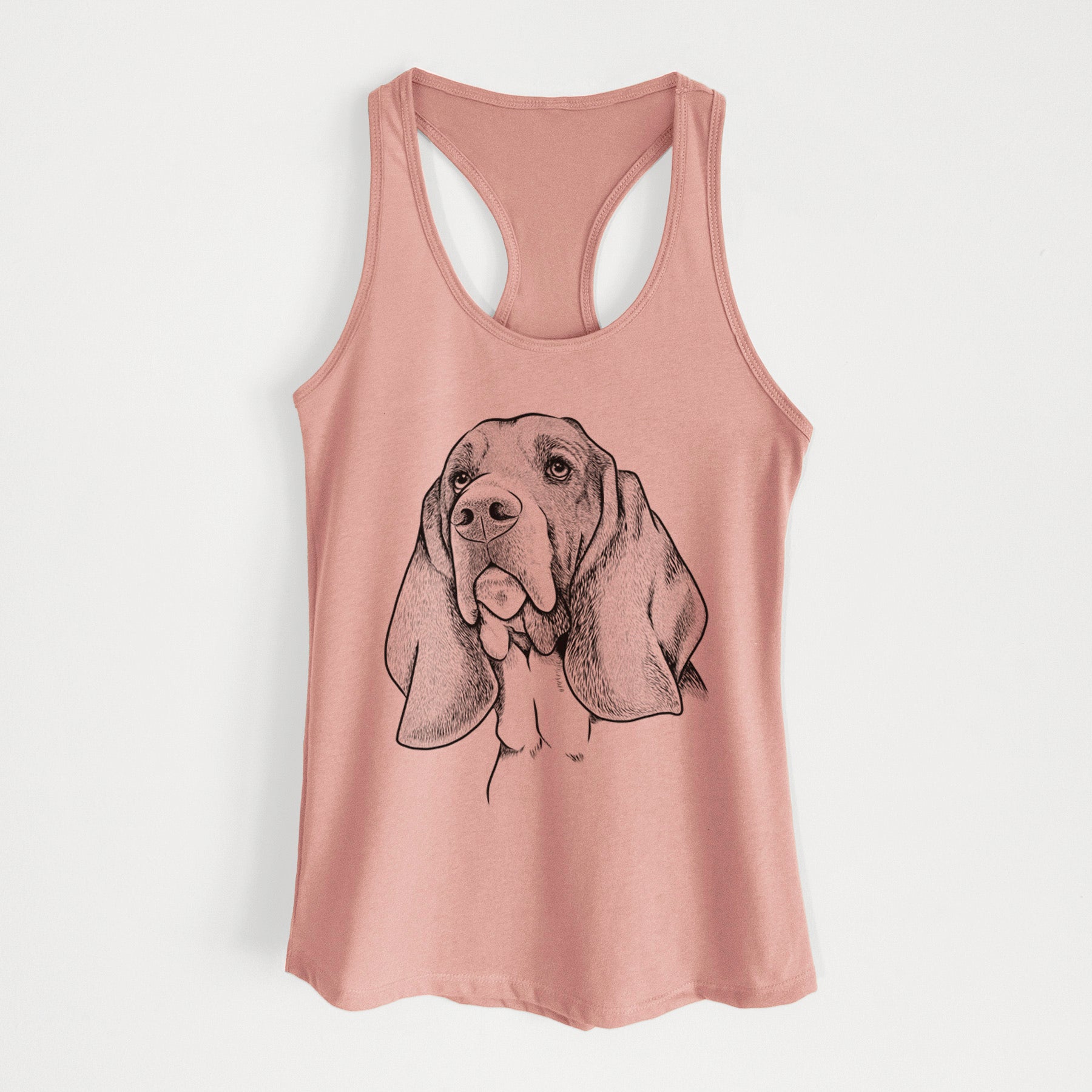 Cooper the Basset Hound - Women's Racerback Tanktop