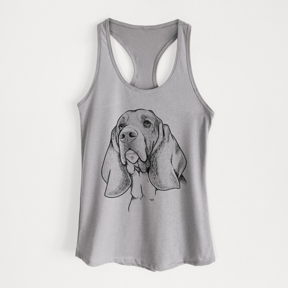 Cooper the Basset Hound - Women&#39;s Racerback Tanktop