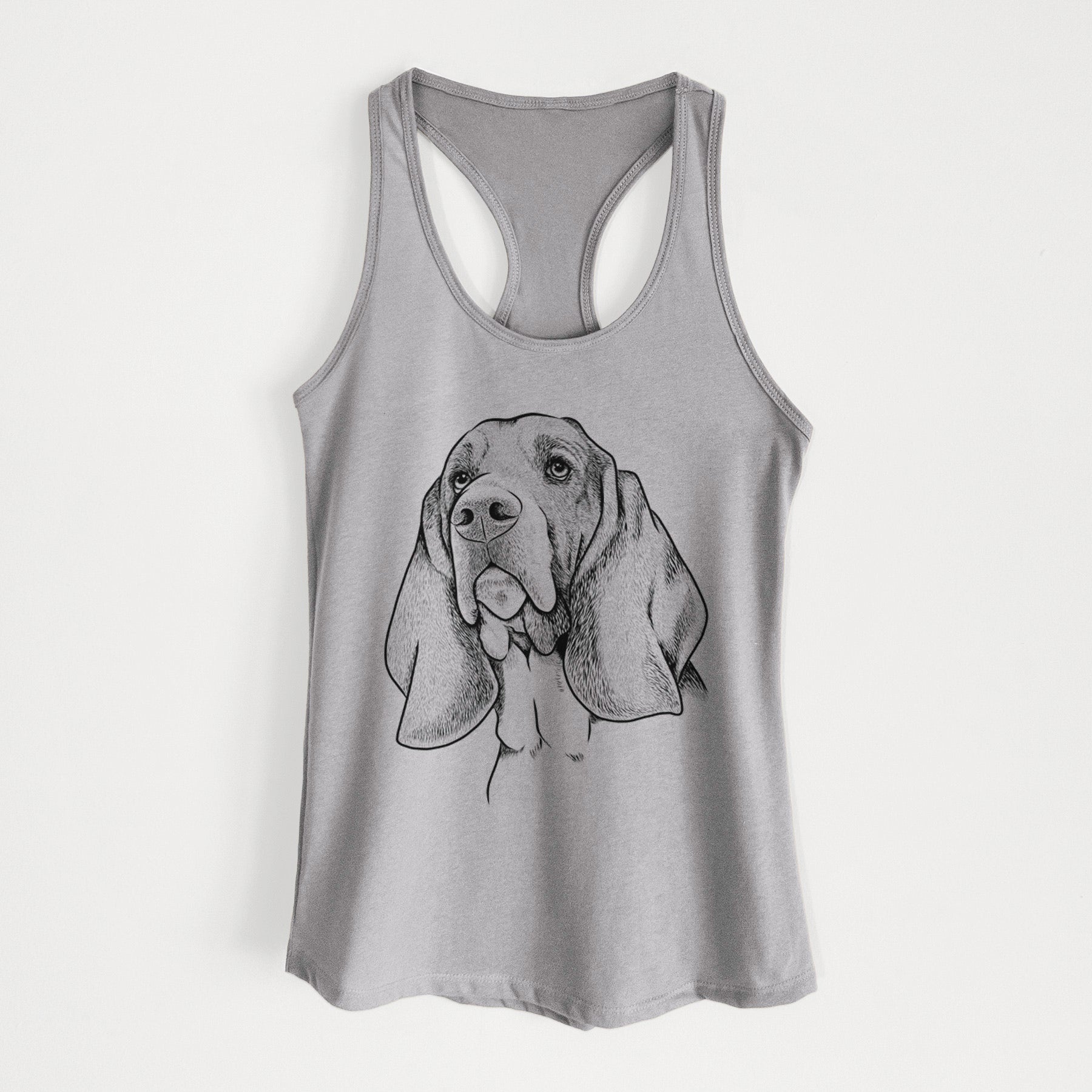 Cooper the Basset Hound - Women's Racerback Tanktop