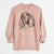 Bare Cooper the Basset Hound - Unisex Pigment Dyed Crew Sweatshirt