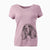 Bare Cooper the Basset Hound - Women's V-neck Shirt