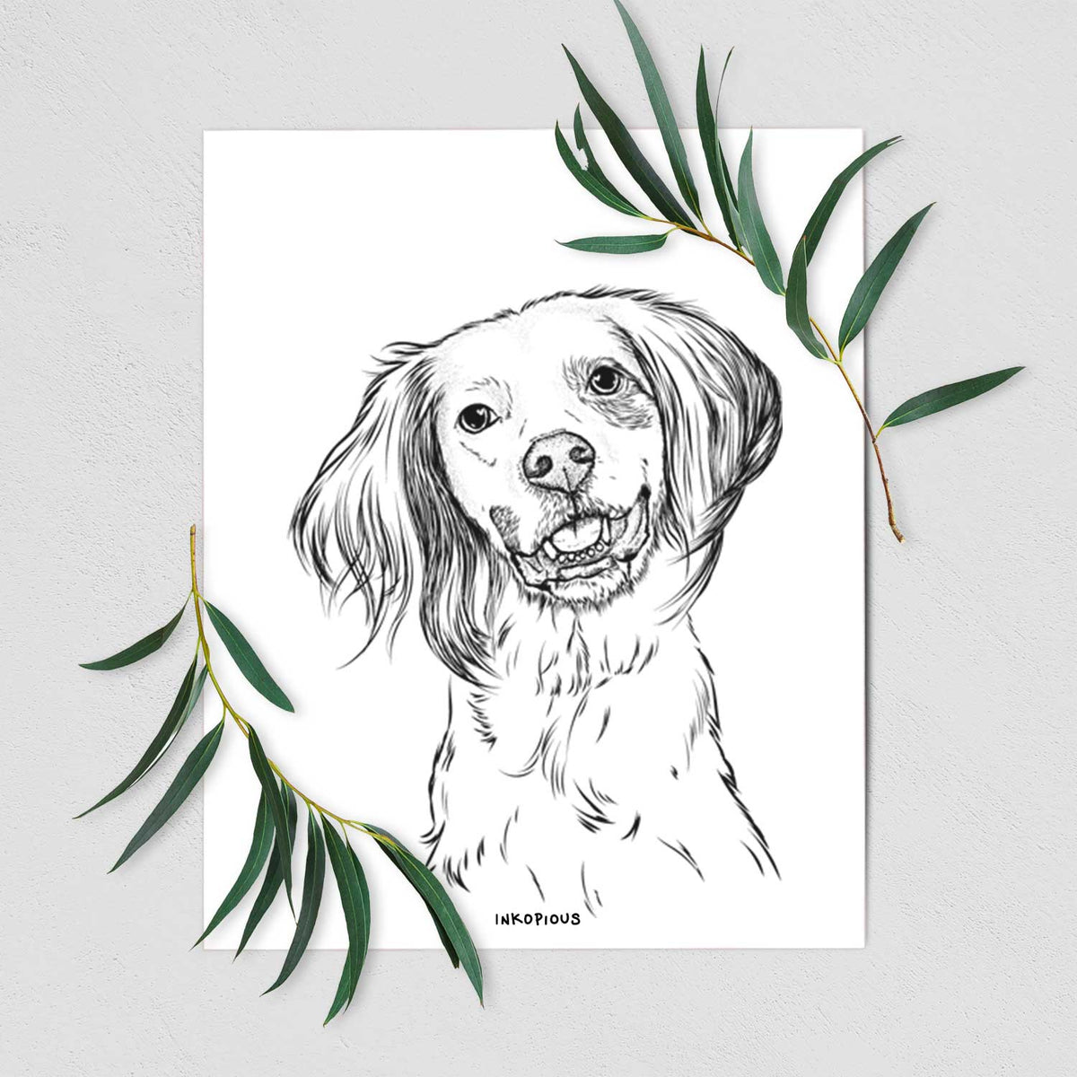 Cooper the English Setter Art Print