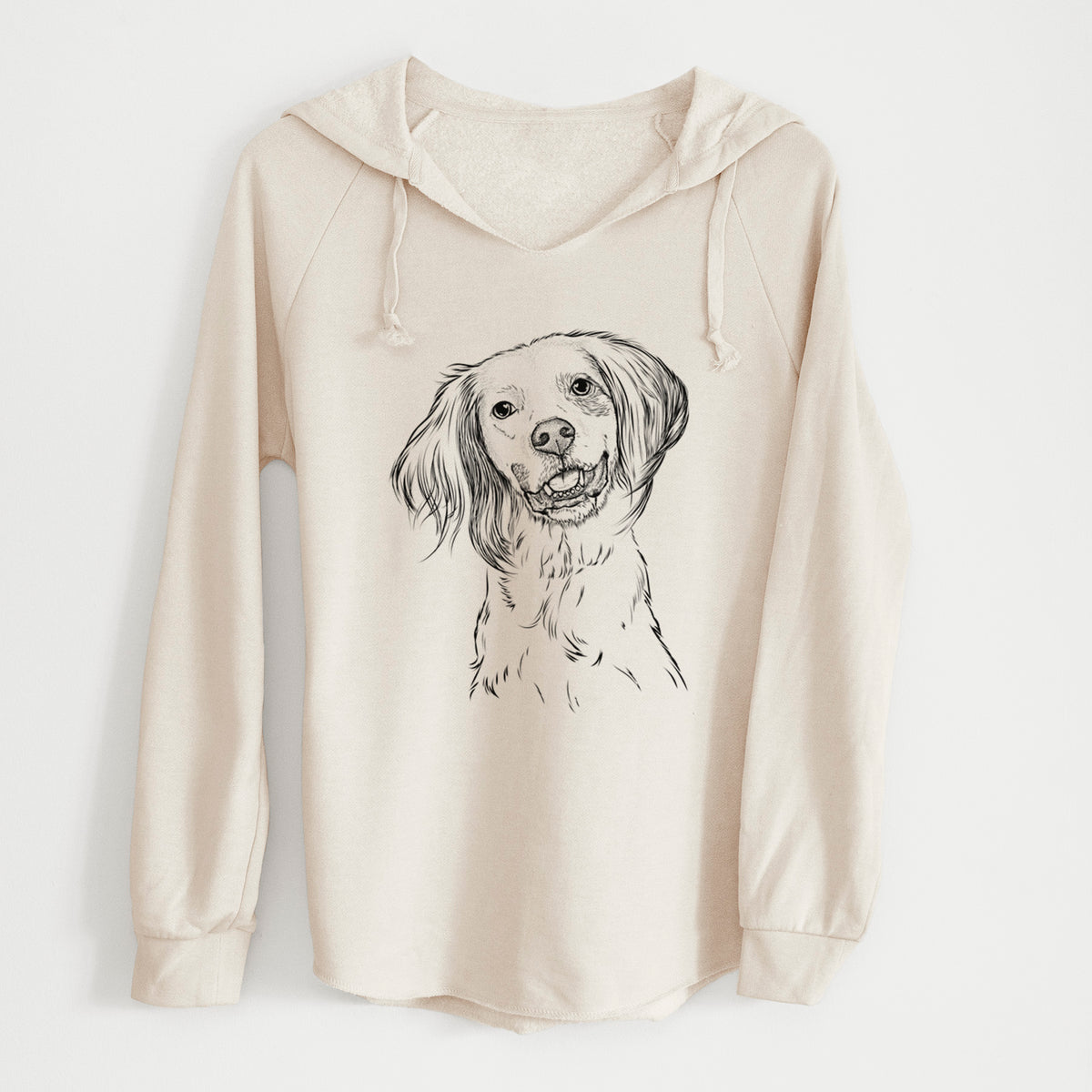 Bare Cooper the English Setter - Cali Wave Hooded Sweatshirt