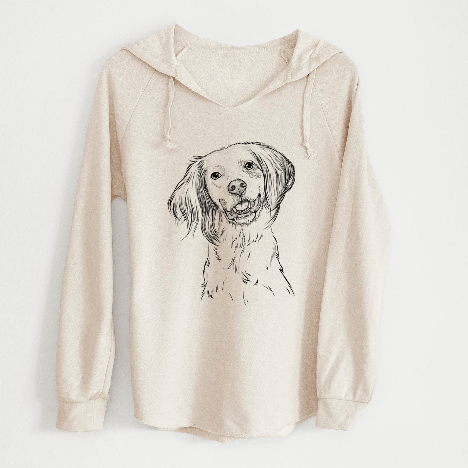 Bare Cooper the English Setter - Cali Wave Hooded Sweatshirt