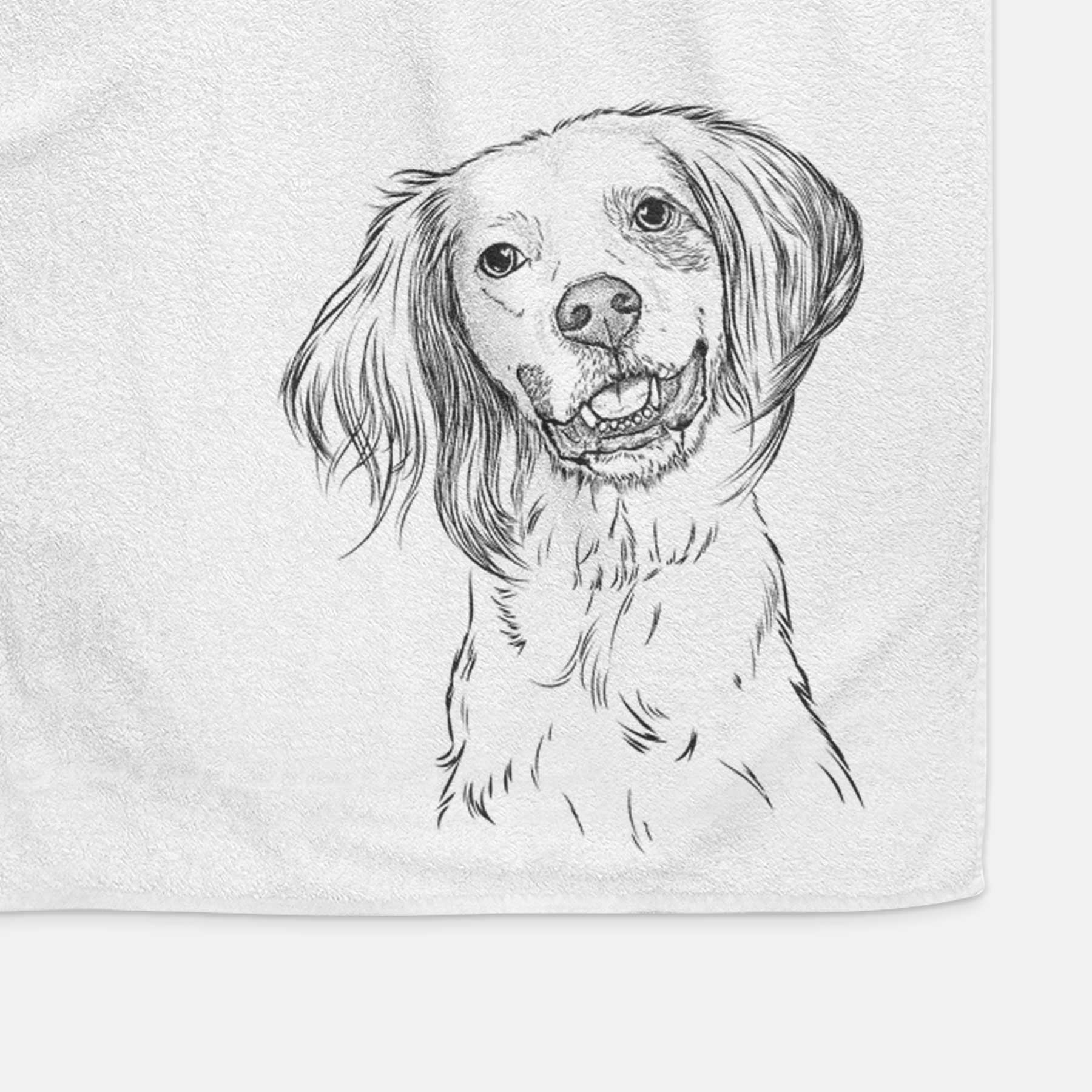 Cooper the English Setter Decorative Hand Towel