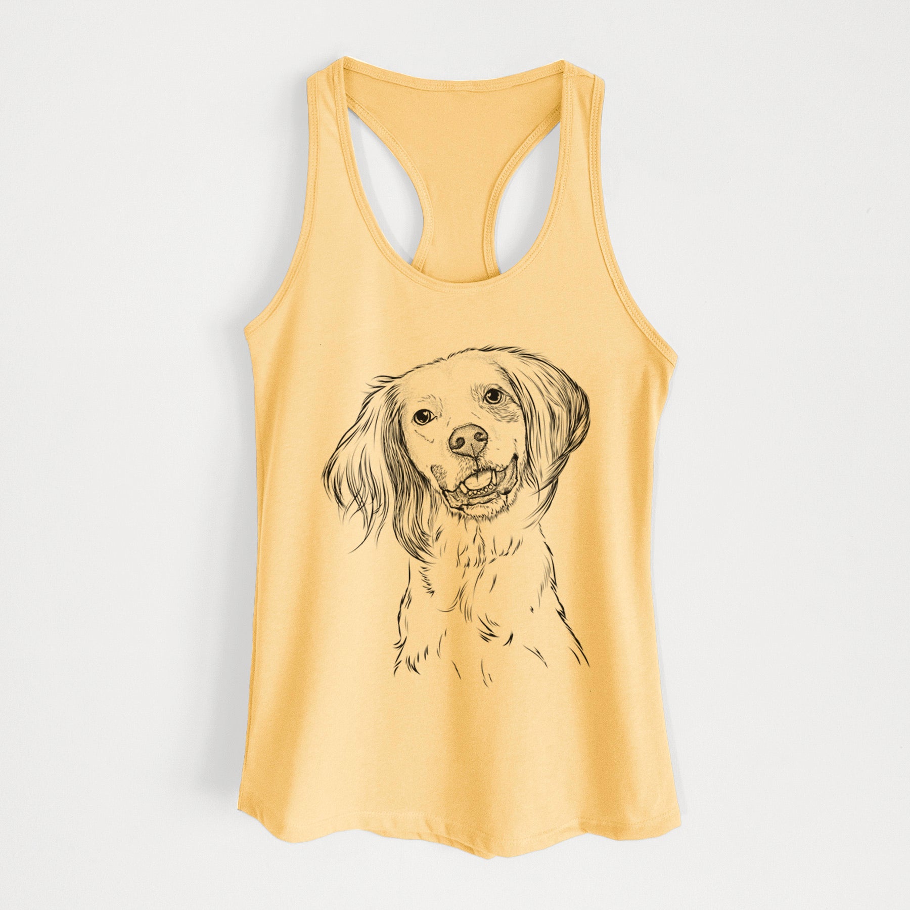 Cooper the English Setter - Women's Racerback Tanktop