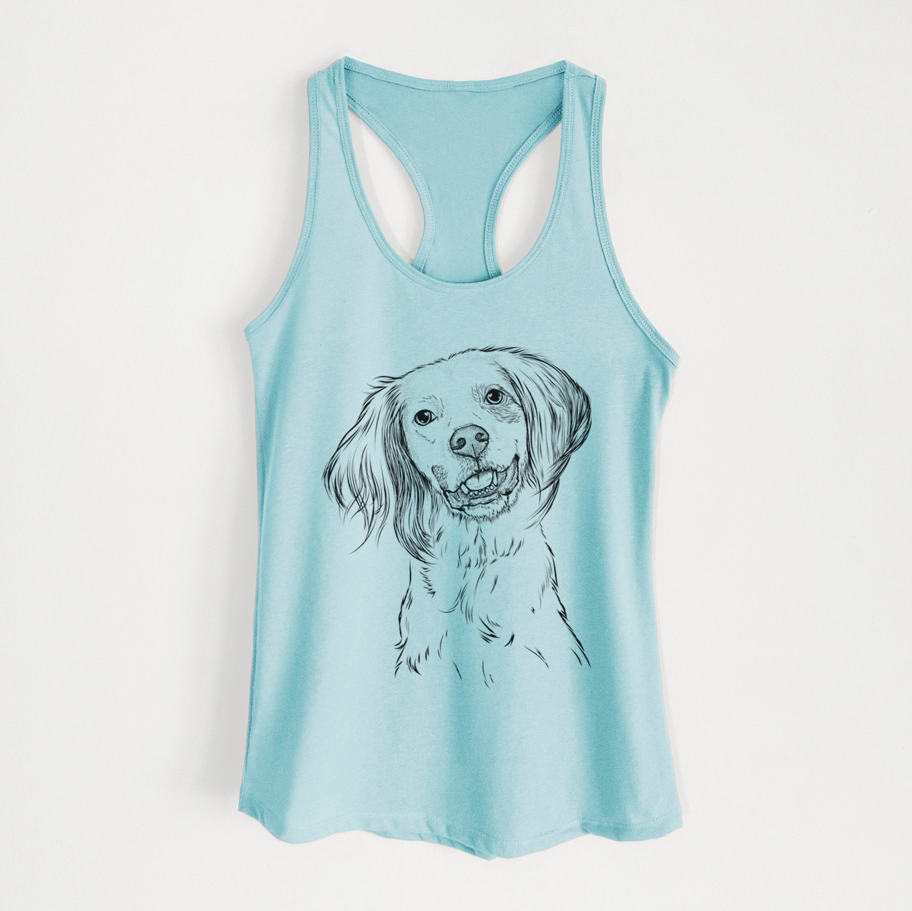 Cooper the English Setter - Women's Racerback Tanktop