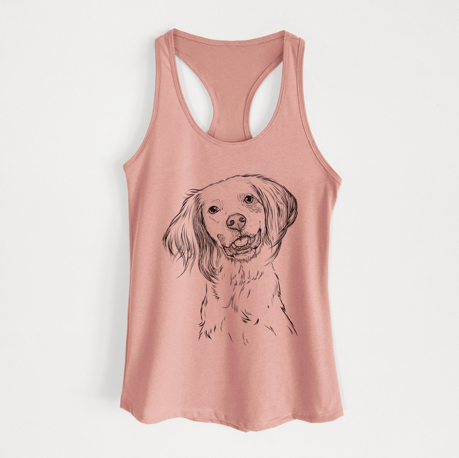 Cooper the English Setter - Women's Racerback Tanktop