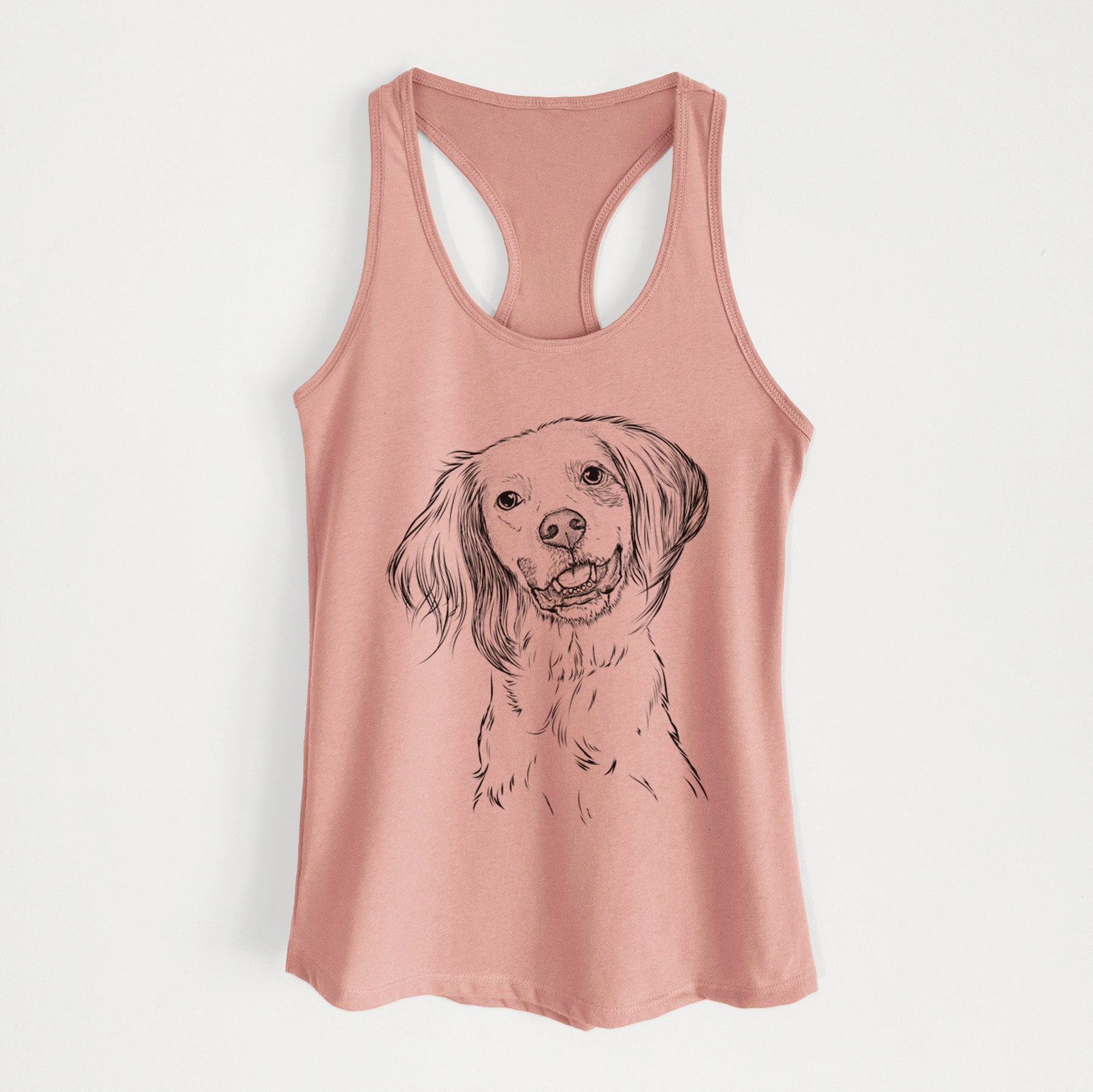 Cooper the English Setter - Women's Racerback Tanktop