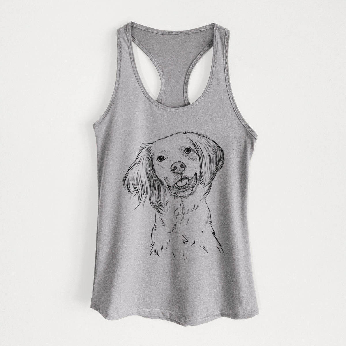 Cooper the English Setter - Women&#39;s Racerback Tanktop