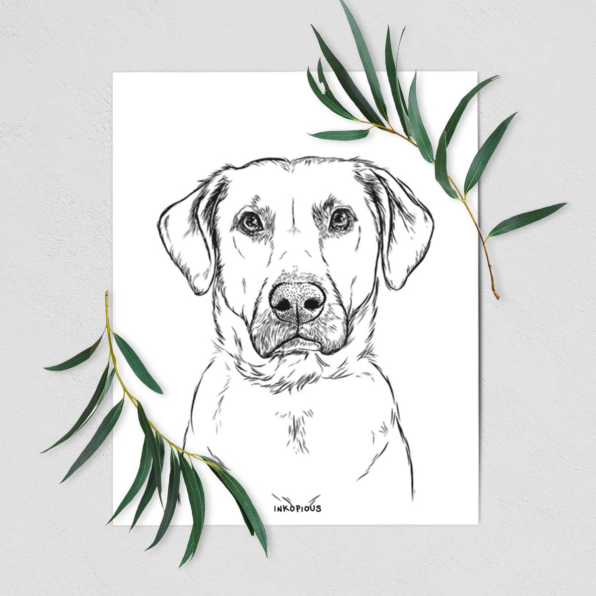 Cooper Griffin the Mixed Breed Art Print