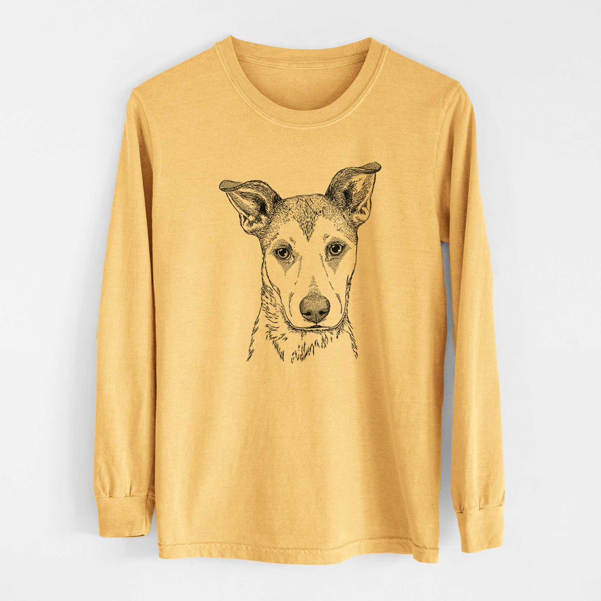 Bare Coral the Mixed Breed - Heavyweight 100% Cotton Long Sleeve