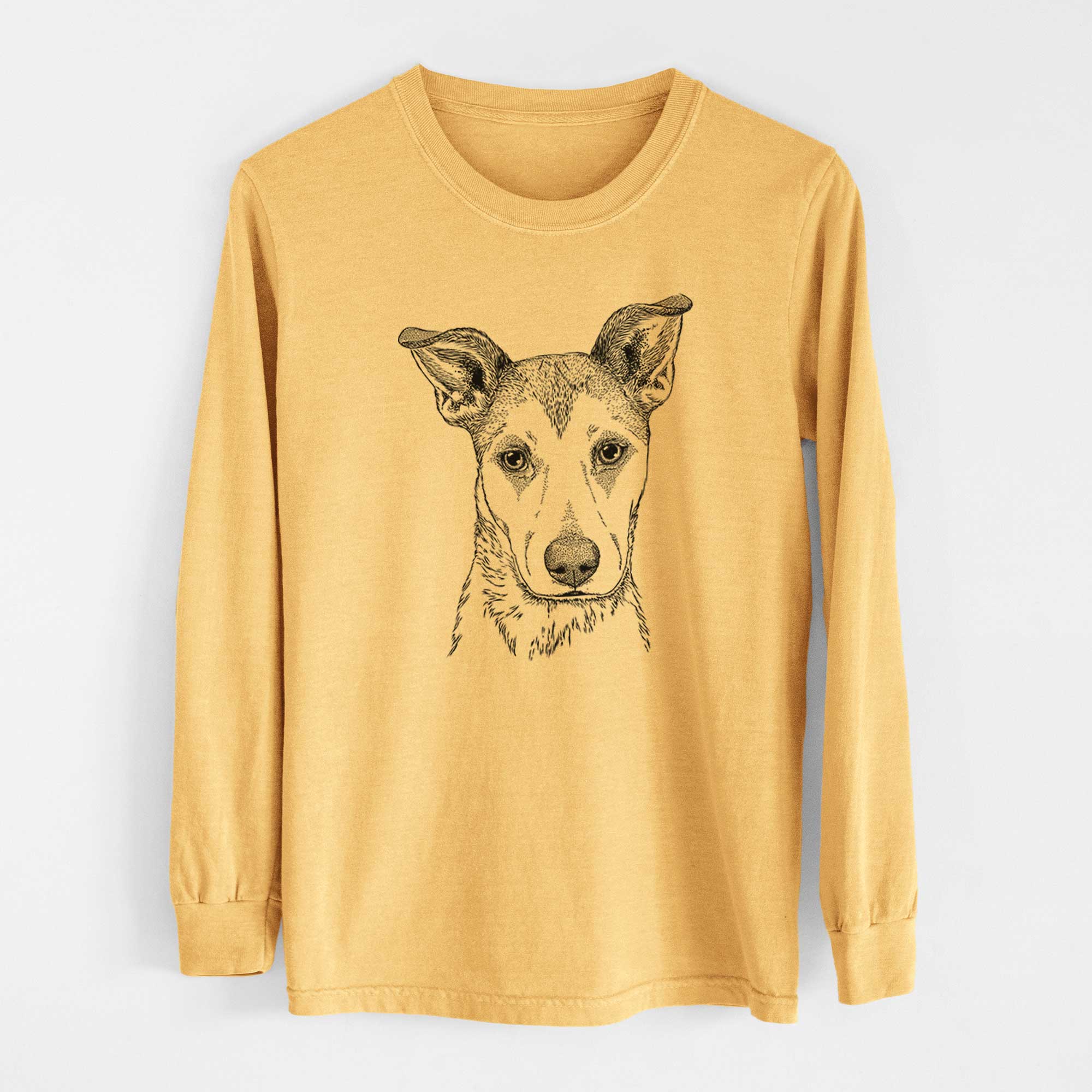 Bare Coral the Mixed Breed - Heavyweight 100% Cotton Long Sleeve
