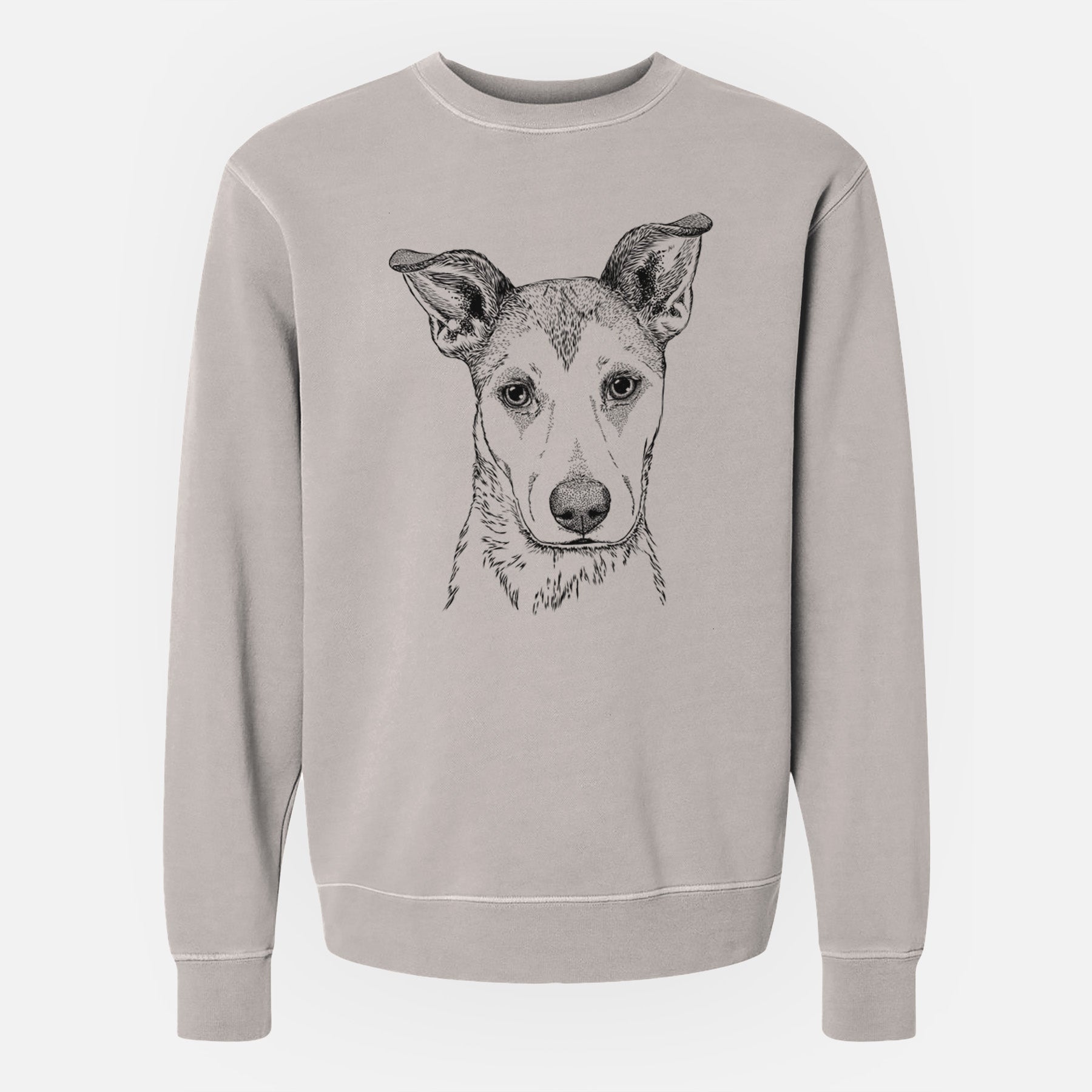 Bare Coral the Mixed Breed - Unisex Pigment Dyed Crew Sweatshirt
