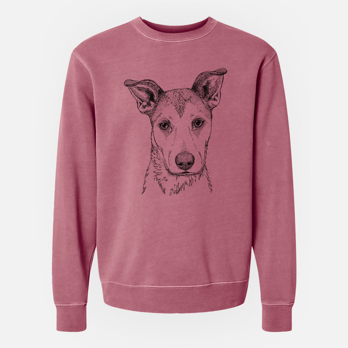 Bare Coral the Mixed Breed - Unisex Pigment Dyed Crew Sweatshirt