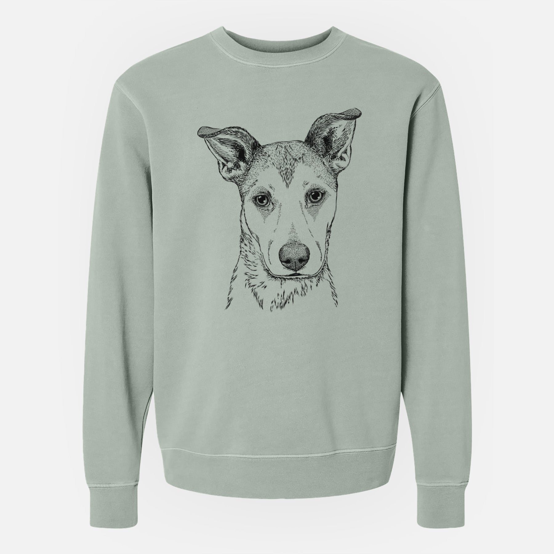 Bare Coral the Mixed Breed - Unisex Pigment Dyed Crew Sweatshirt