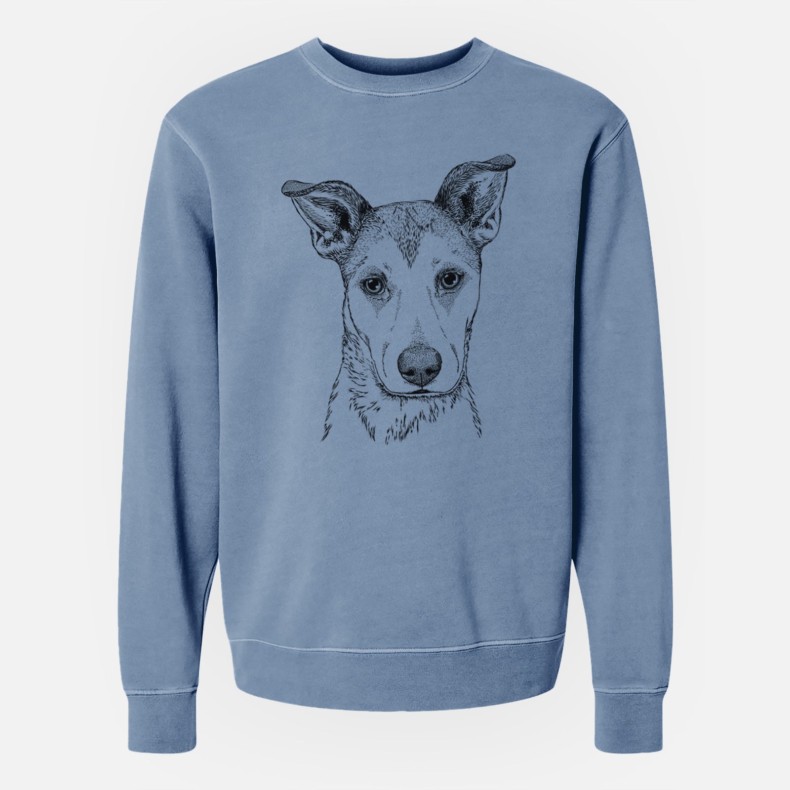 Bare Coral the Mixed Breed - Unisex Pigment Dyed Crew Sweatshirt
