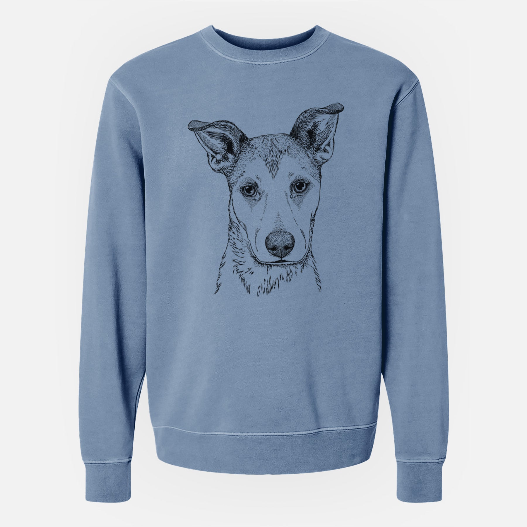 Bare Coral the Mixed Breed - Unisex Pigment Dyed Crew Sweatshirt
