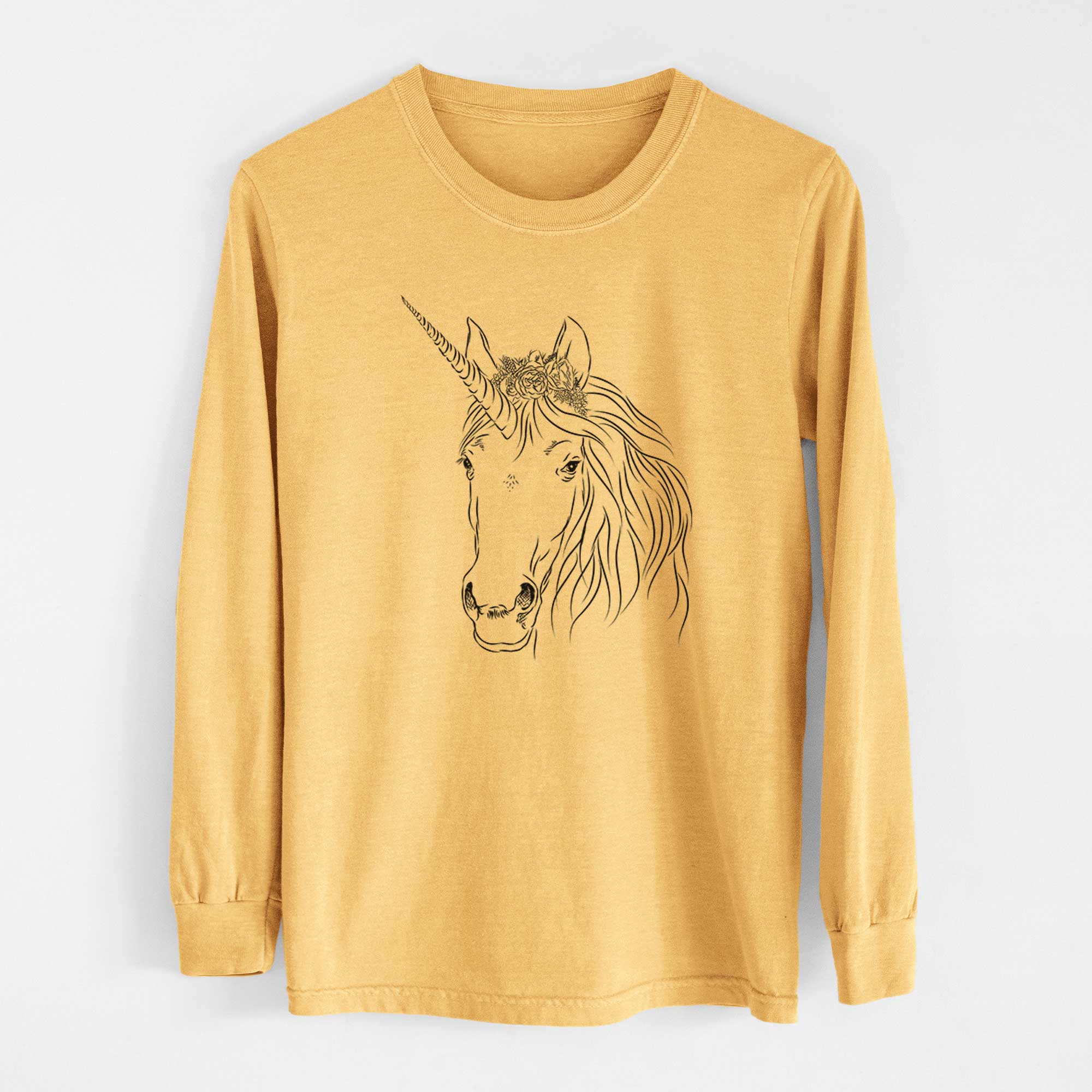 Bare Cosmic the Unicorn - Heavyweight 100% Cotton Long Sleeve