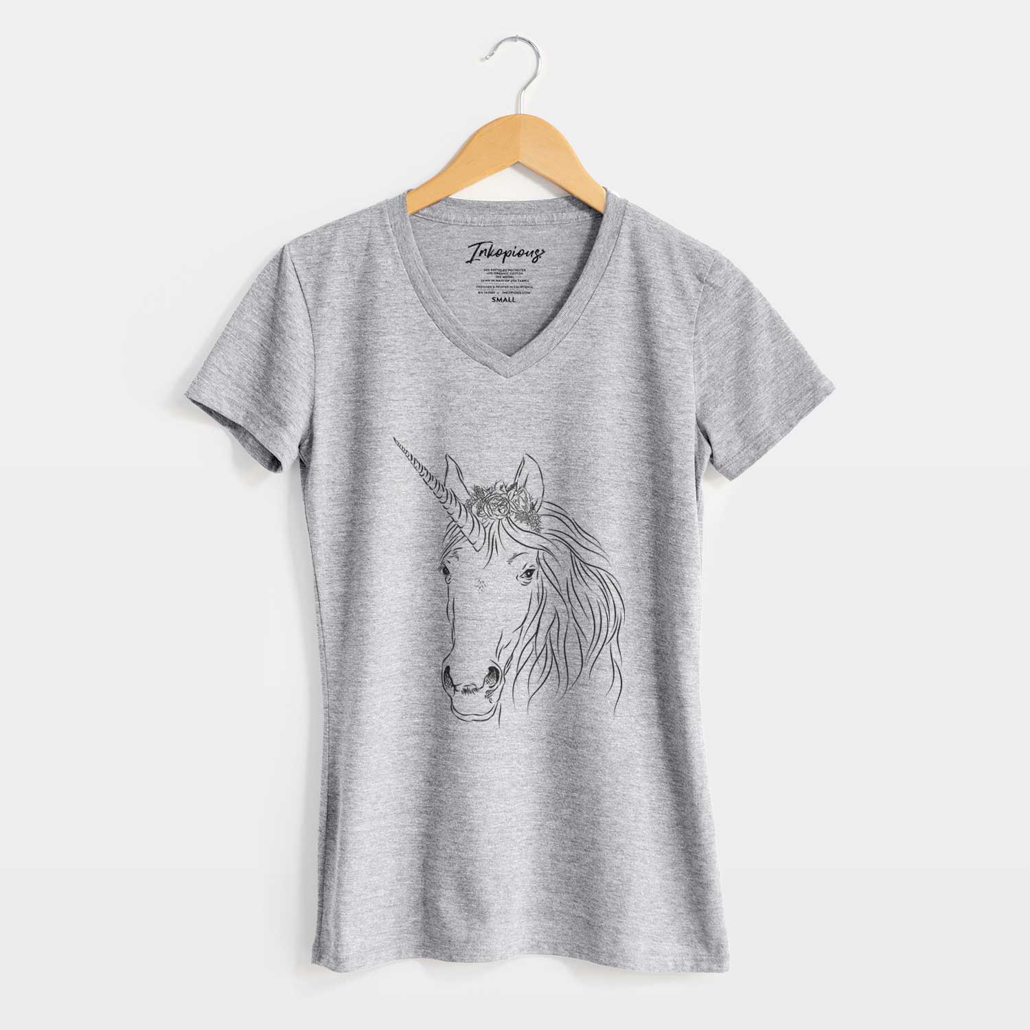 Bare Cosmic the Unicorn - Women's V-neck Shirt