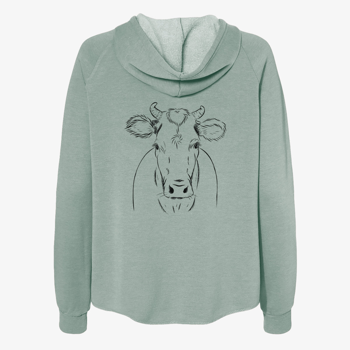 Cruz the Cow - Women's Cali Wave Zip-Up Sweatshirt