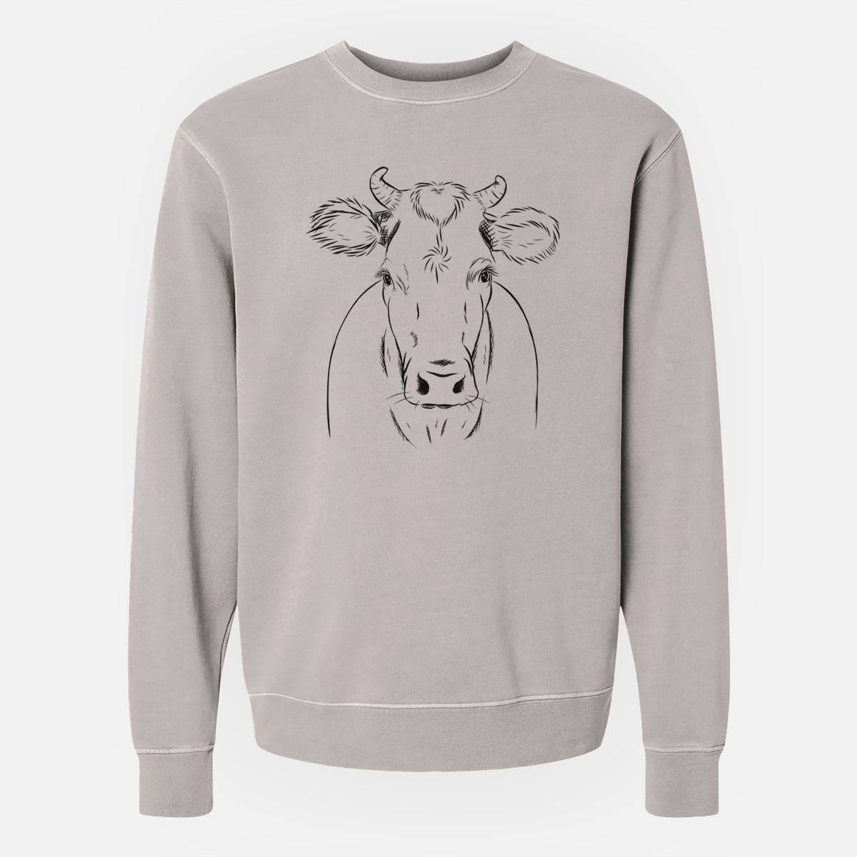 Bare Cruz the Cow - Unisex Pigment Dyed Crew Sweatshirt