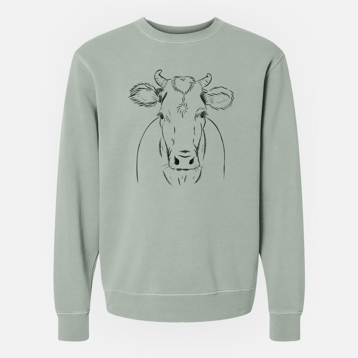 Bare Cruz the Cow - Unisex Pigment Dyed Crew Sweatshirt