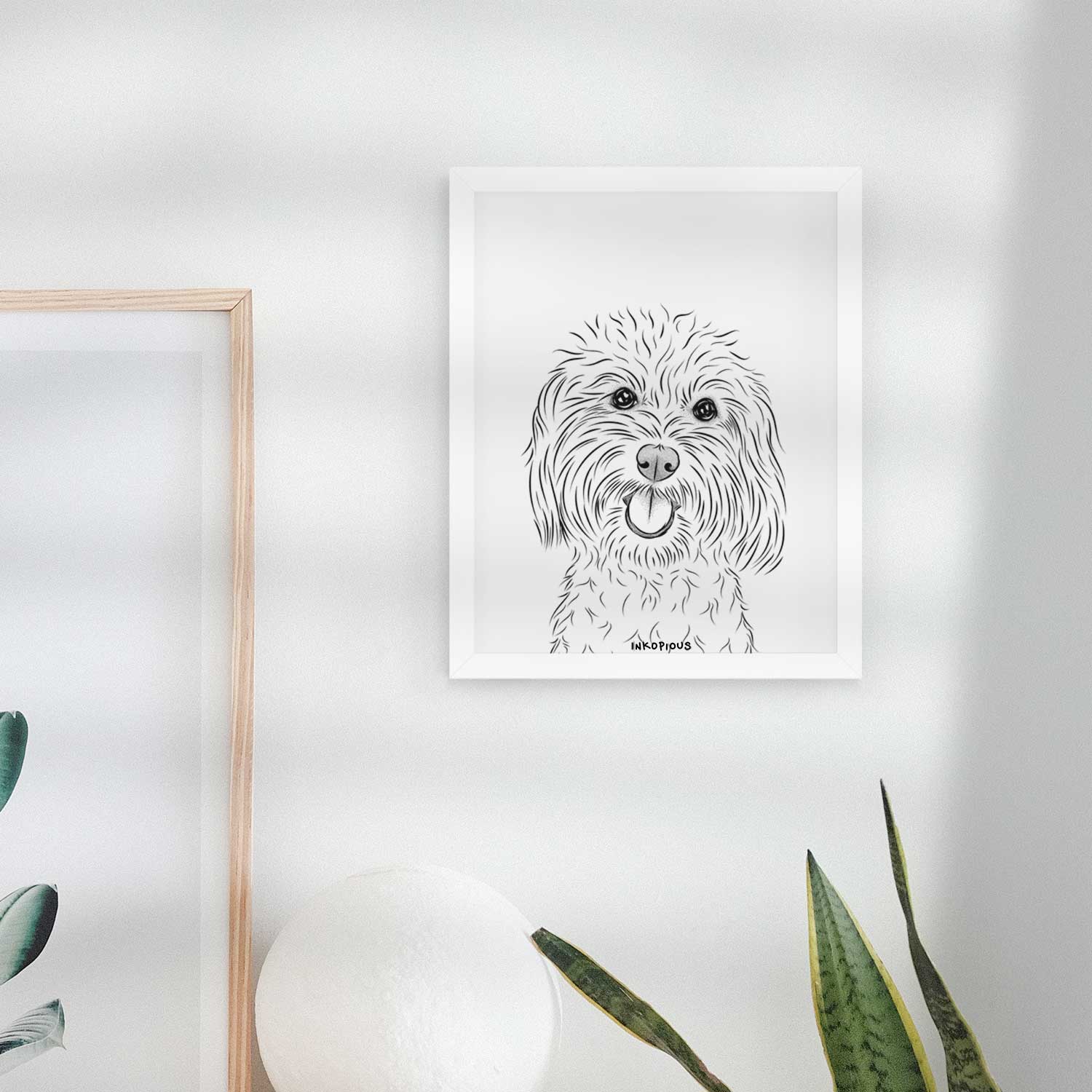 Cuddles the Coton de Tulear Art Print