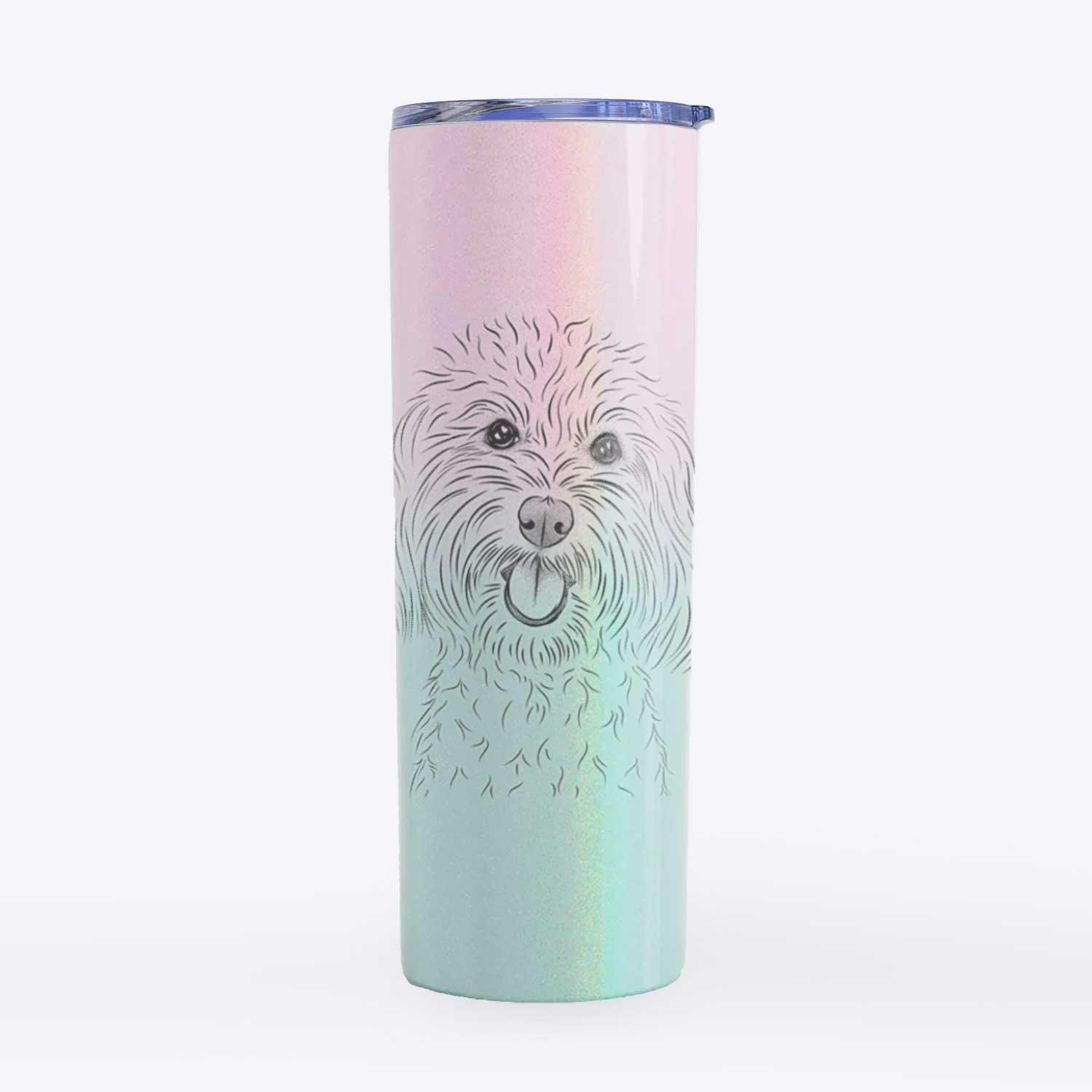 Cuddles the Coton de Tulear - 20oz Skinny Tumbler