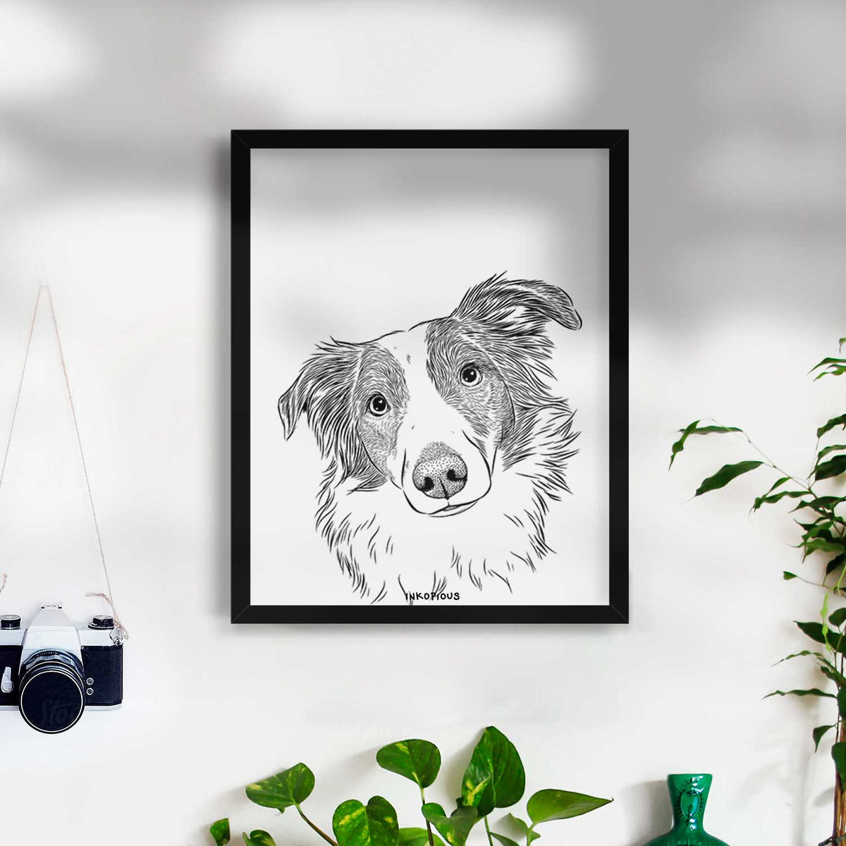 Cyclone the Australian Shepherd Art Print