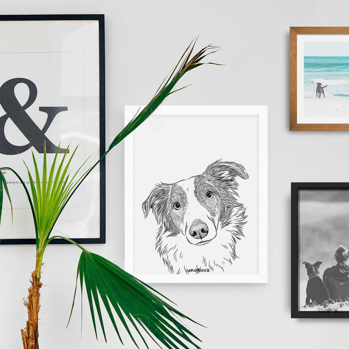 Cyclone the Australian Shepherd Art Print