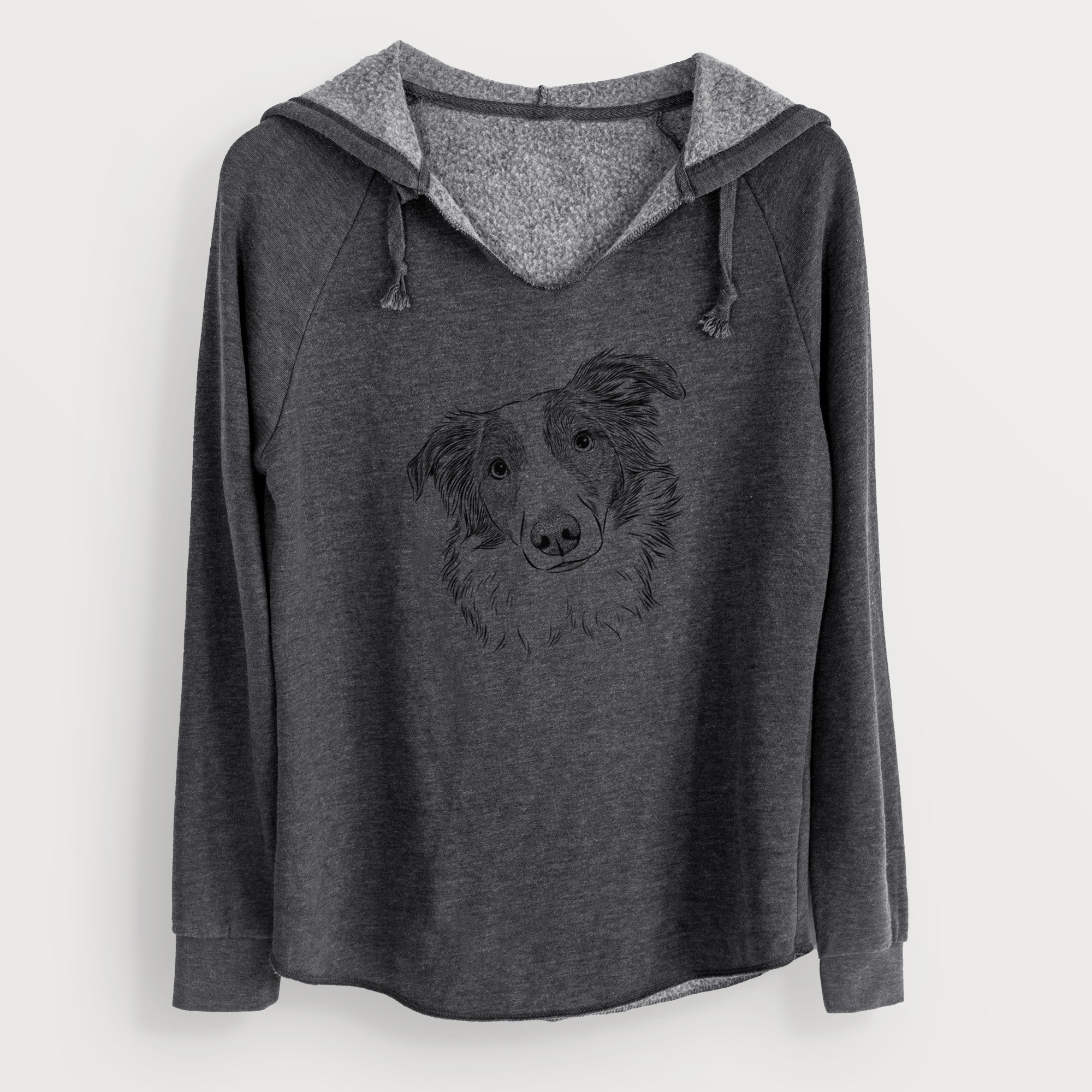 Bare Cyclone the Australian Shepherd - Cali Wave Hooded Sweatshirt