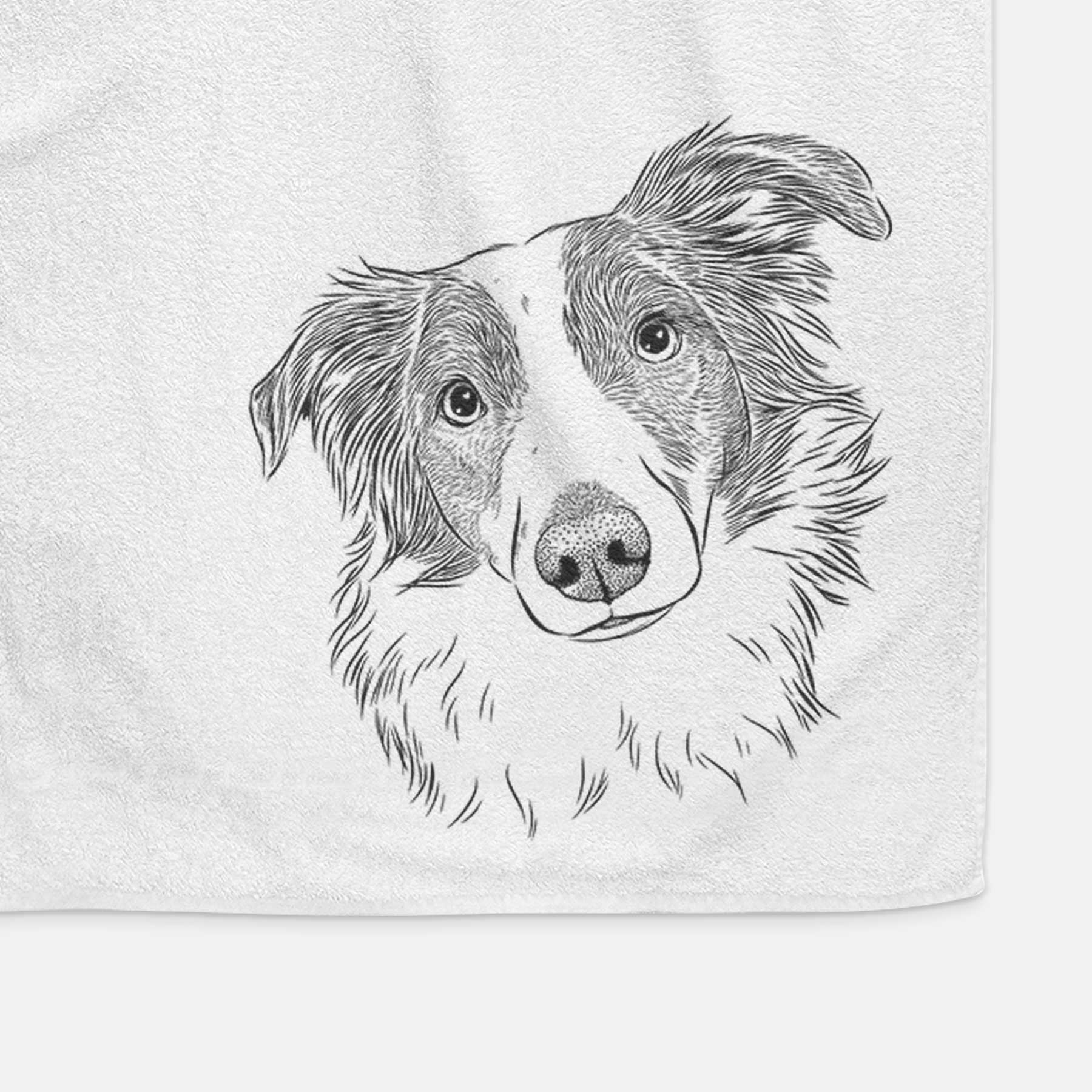 Cyclone the Australian Shepherd Decorative Hand Towel