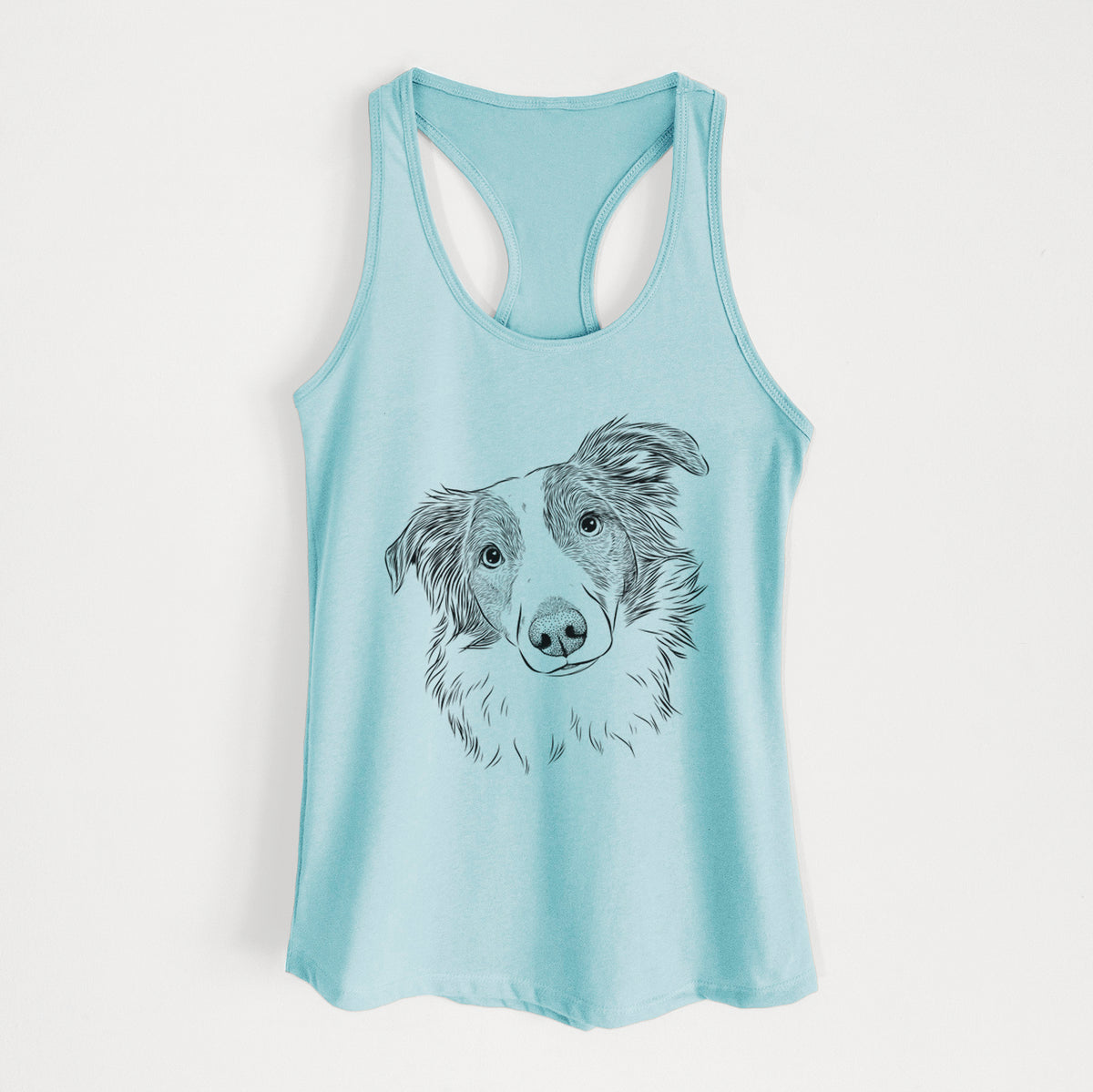 Cyclone the Australian Shepherd - Women's Racerback Tanktop