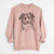 Bare Cynder the English Shepherd - Unisex Pigment Dyed Crew Sweatshirt