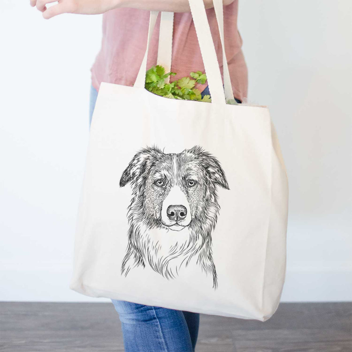 Cynder the English Shepherd - Tote Bag