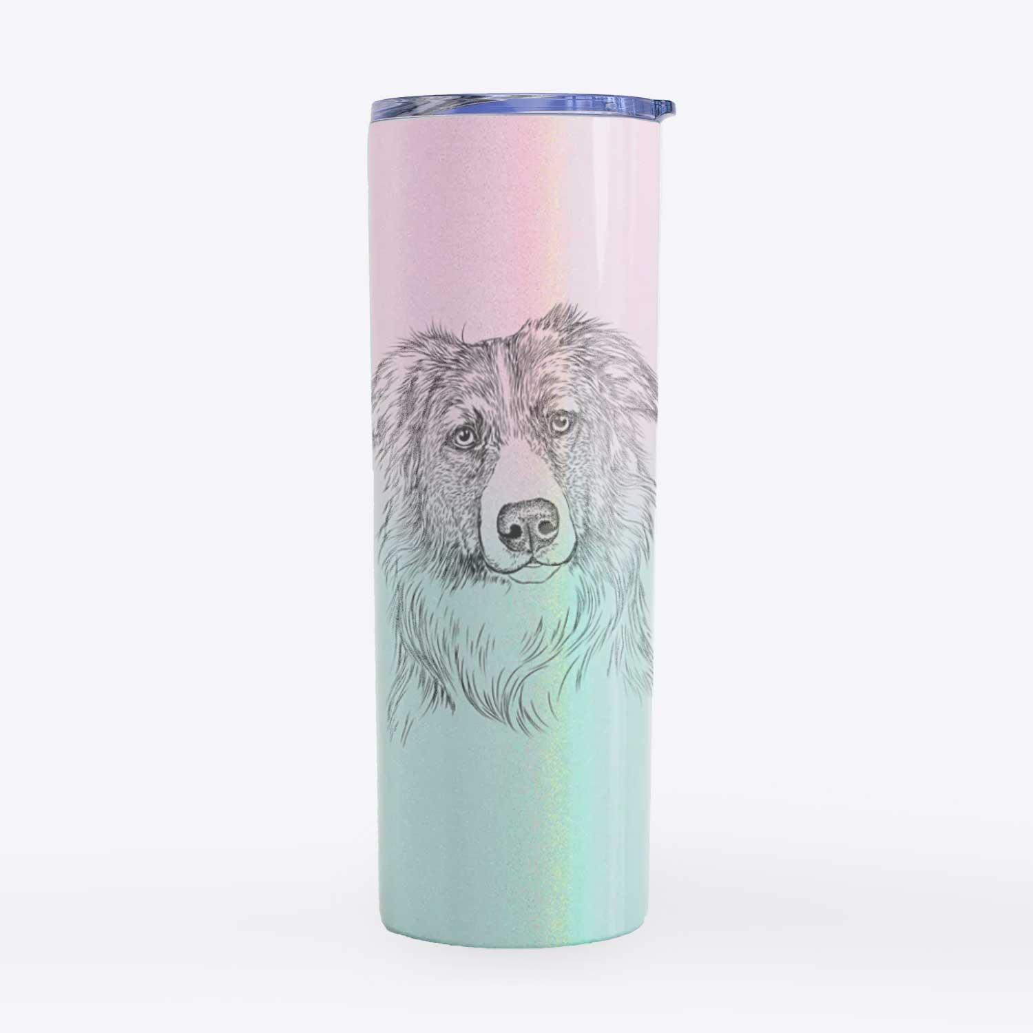 Cynder the English Shepherd - 20oz Skinny Tumbler