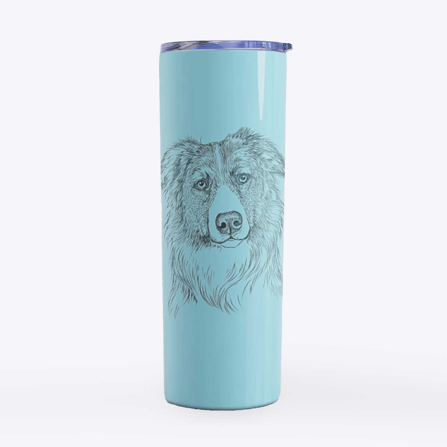 Cynder the English Shepherd - 20oz Skinny Tumbler