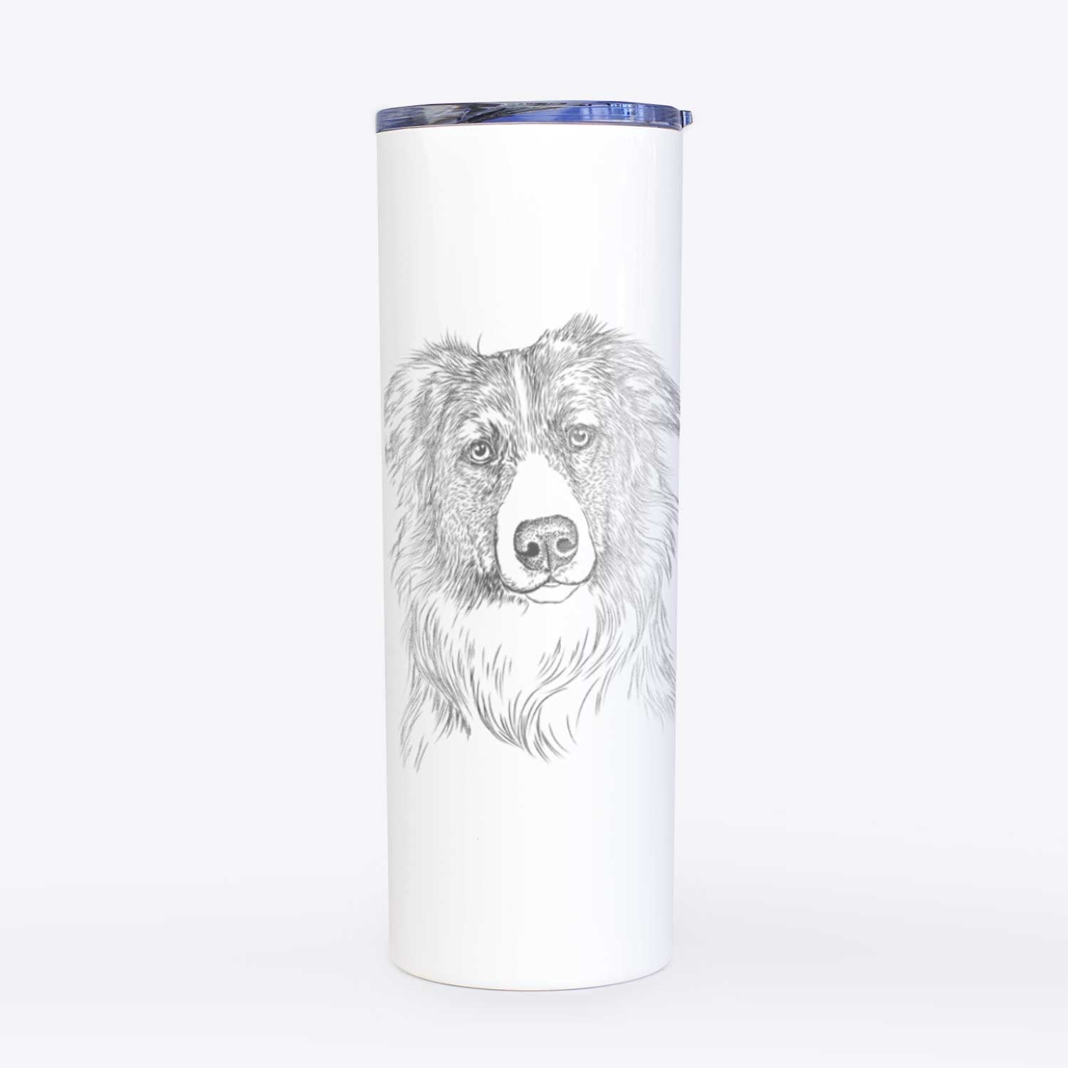 Cynder the English Shepherd - 20oz Skinny Tumbler