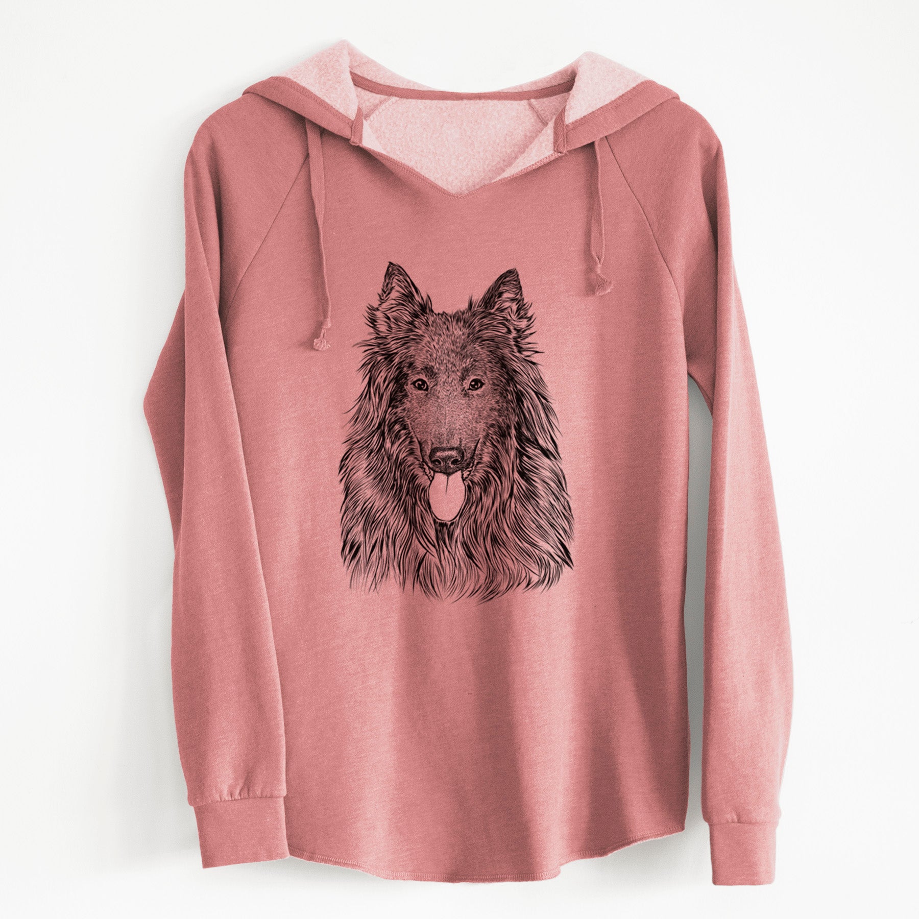 Bare Daan the Belgian Shepherd - Cali Wave Hooded Sweatshirt