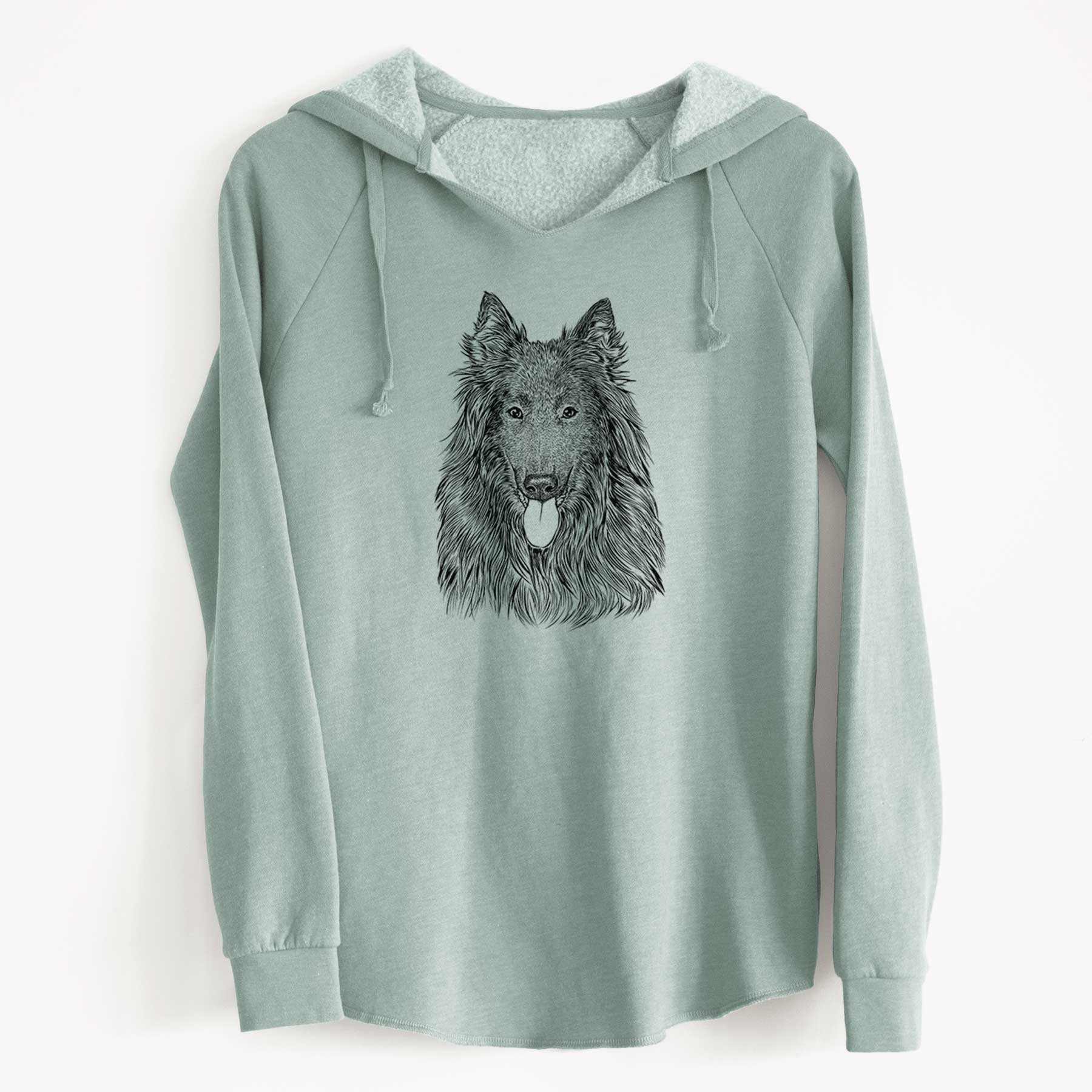 Bare Daan the Belgian Shepherd - Cali Wave Hooded Sweatshirt