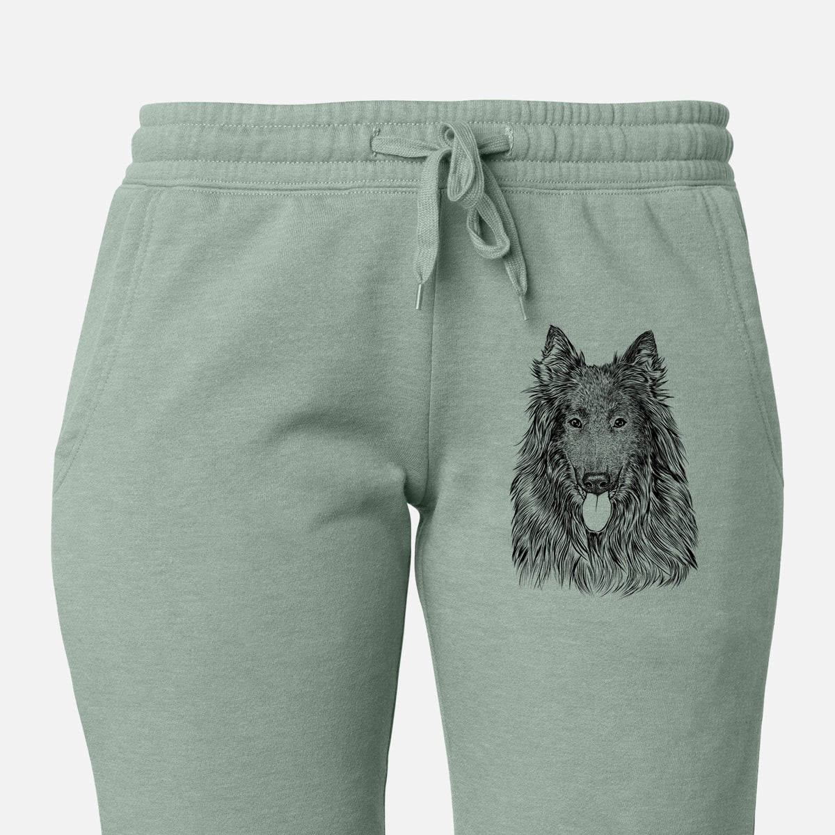 Daan the Belgian Shepherd - Women&#39;s Cali Wave Joggers