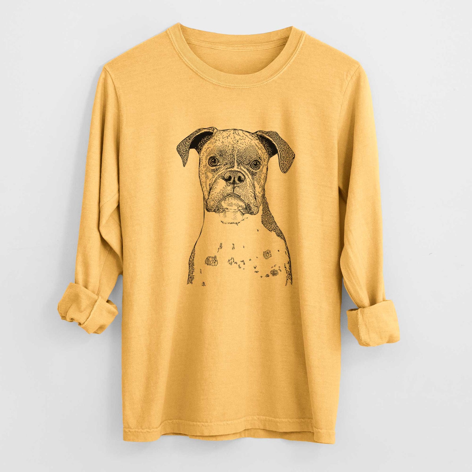 Bare Daisy the Boxer - Heavyweight 100% Cotton Long Sleeve