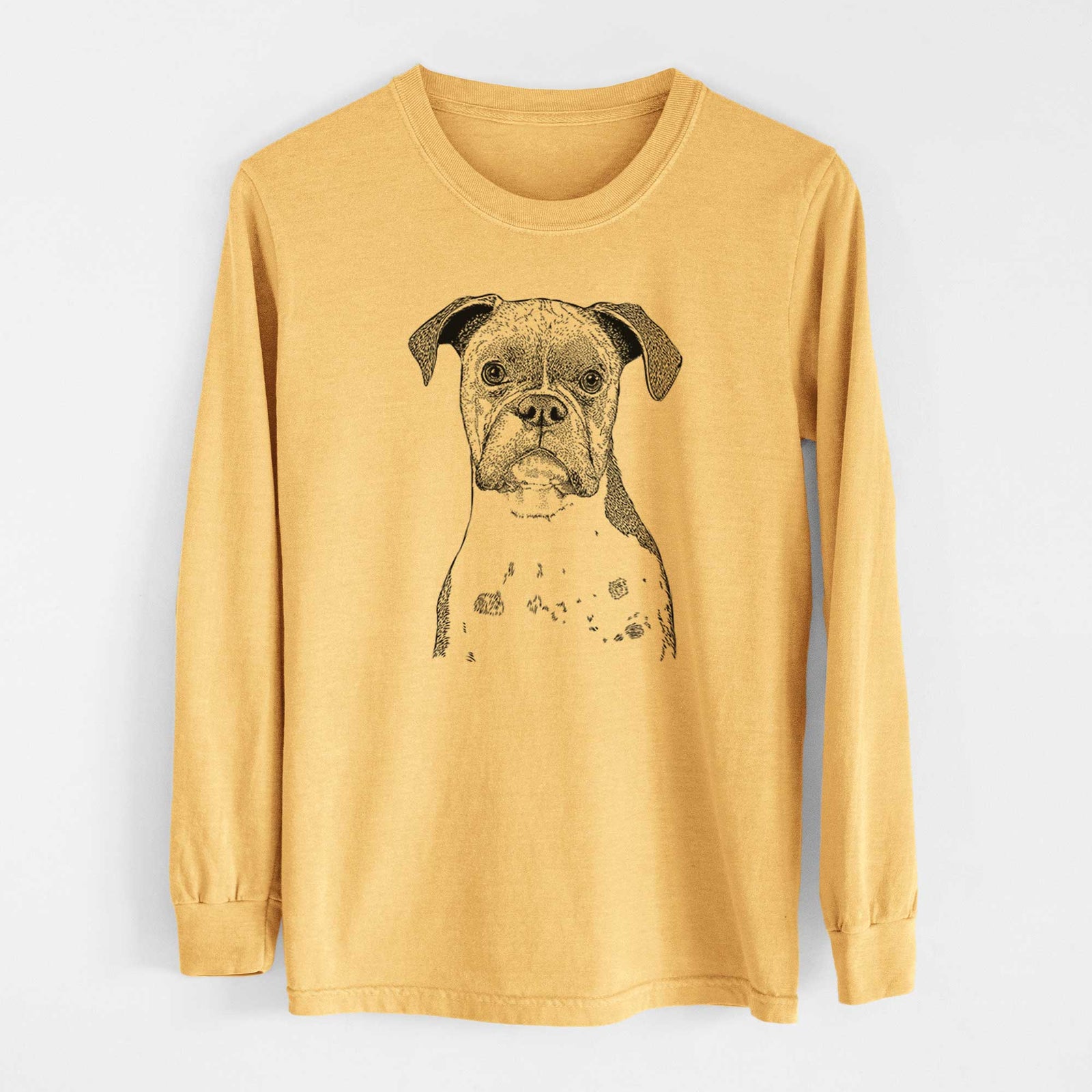 Bare Daisy the Boxer - Heavyweight 100% Cotton Long Sleeve