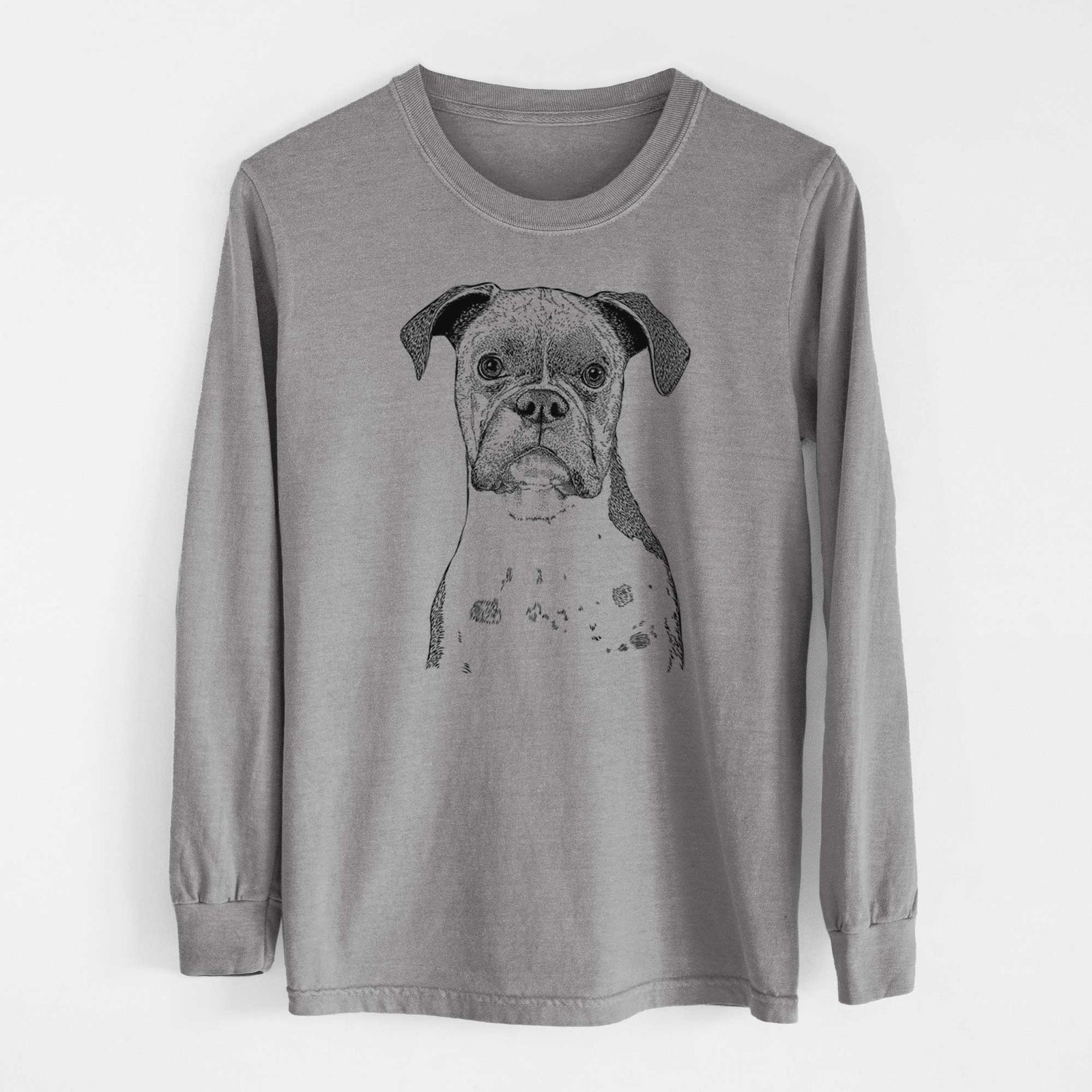 Bare Daisy the Boxer - Heavyweight 100% Cotton Long Sleeve