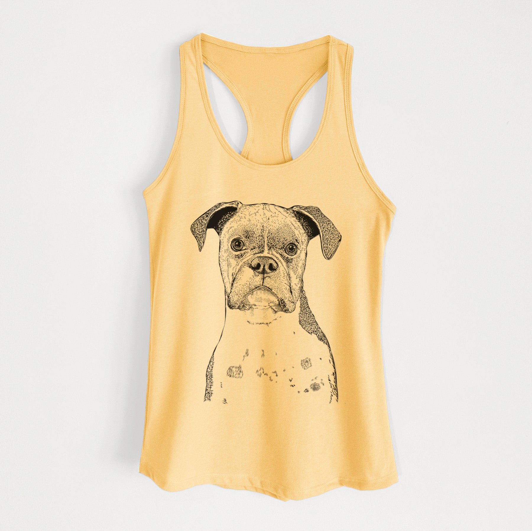 Daisy the Boxer - Women's Racerback Tanktop